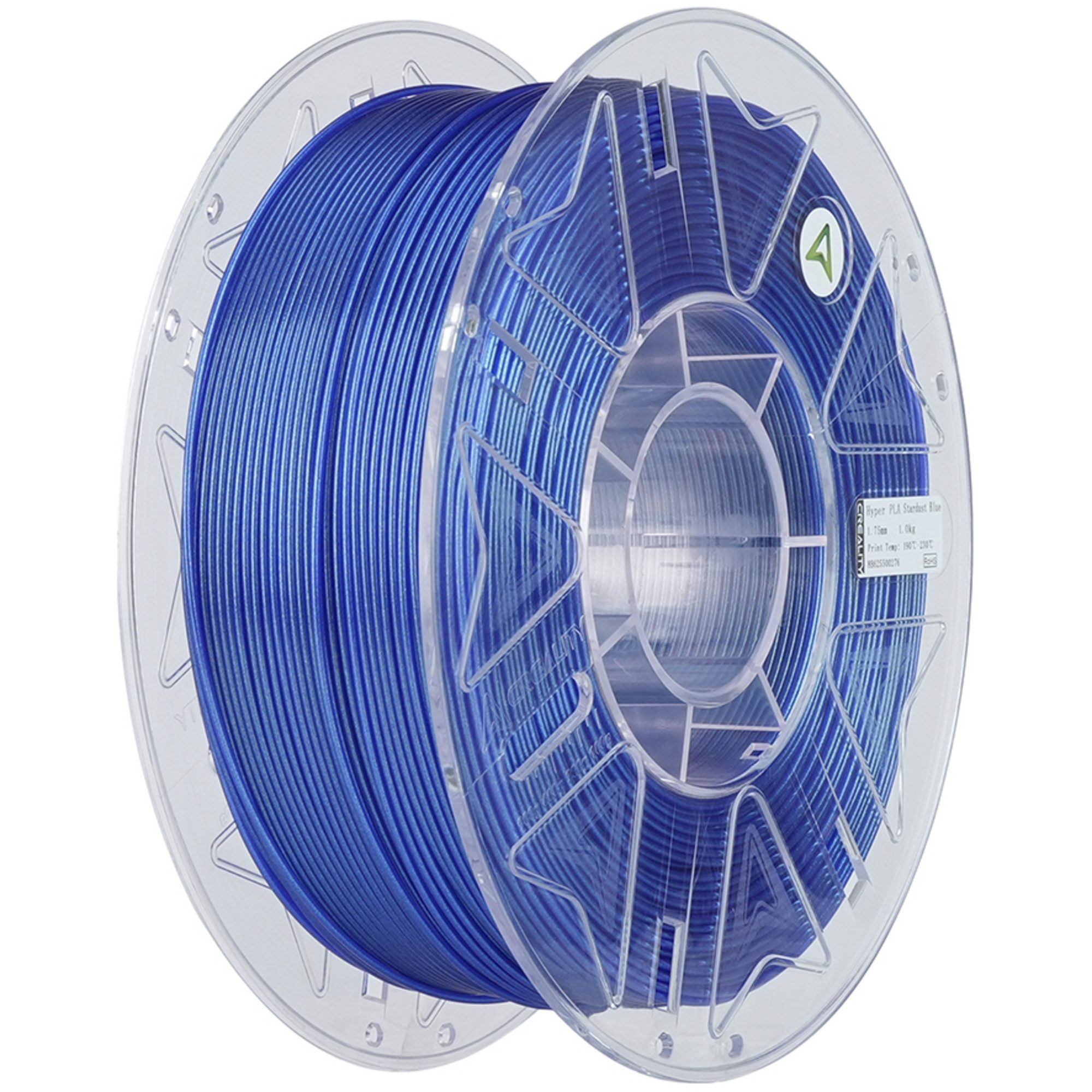 Creality 3D-Drucker Creality PLA Hyper RFID Stardust Blue, 3D-Filament, (1 kg, 1,75 mm, 1 kg, 1,75 mm, auf Rolle