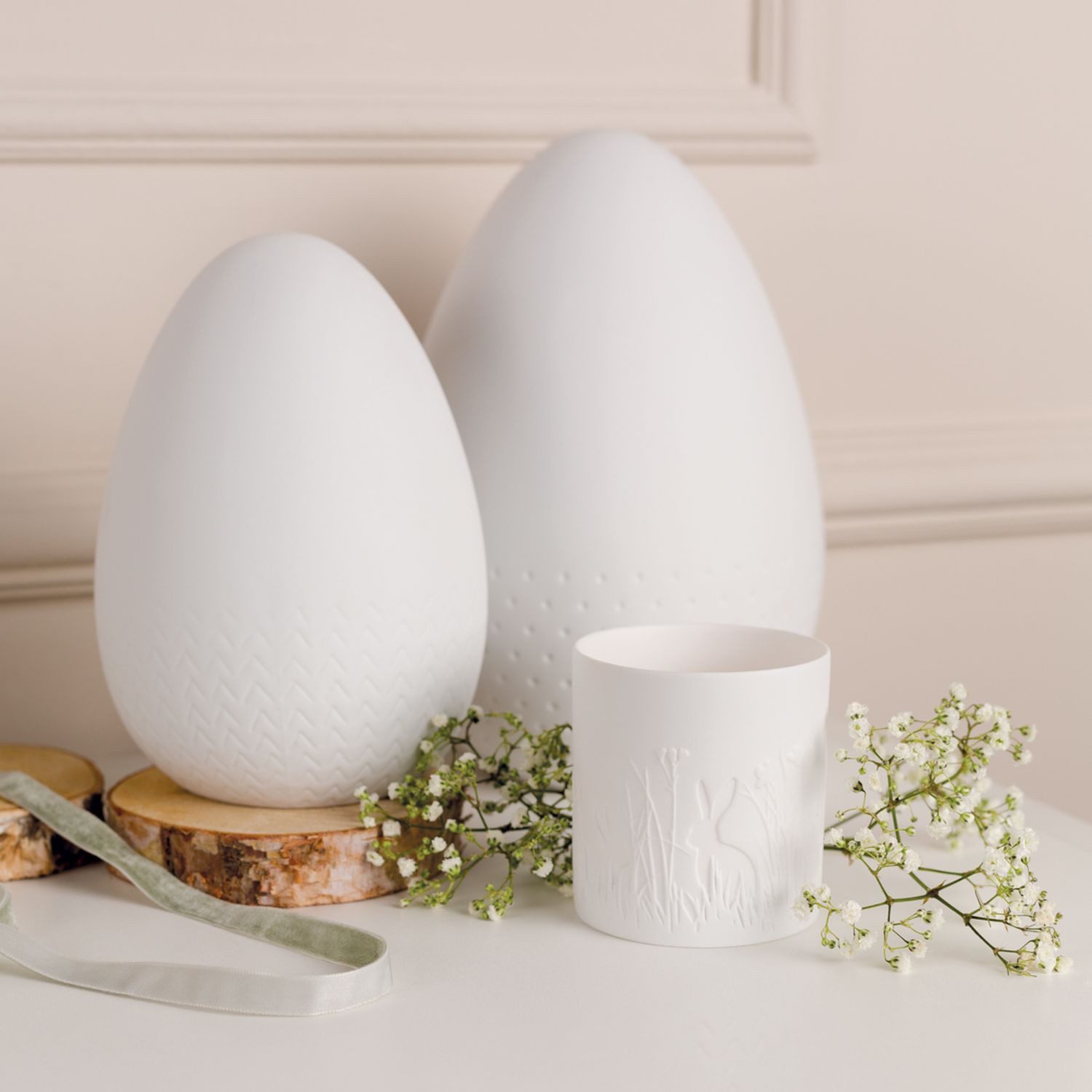 Räder Design Teelichthalter Ostern Hasenwiese