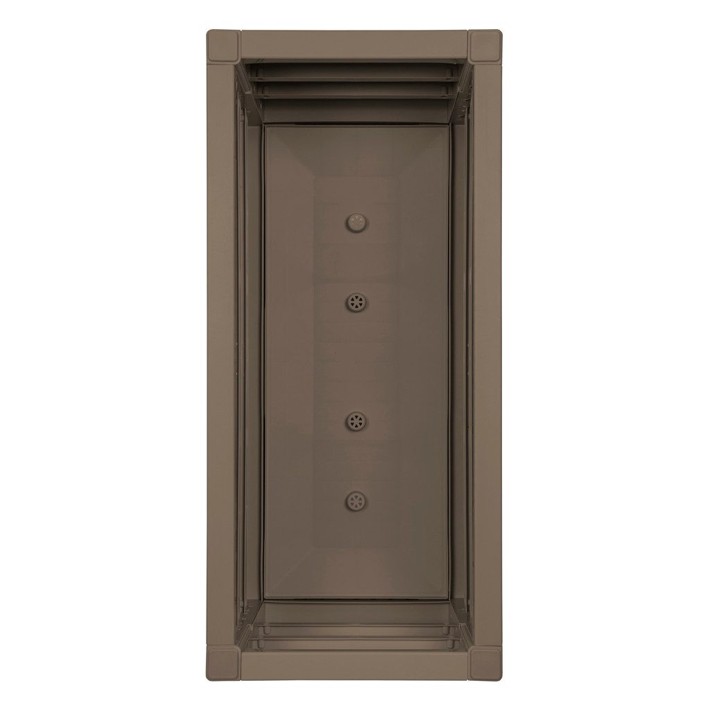 Kreher Blumenkasten XL Pflanzkasten in strukturierter Optik in verschiedenen Farben