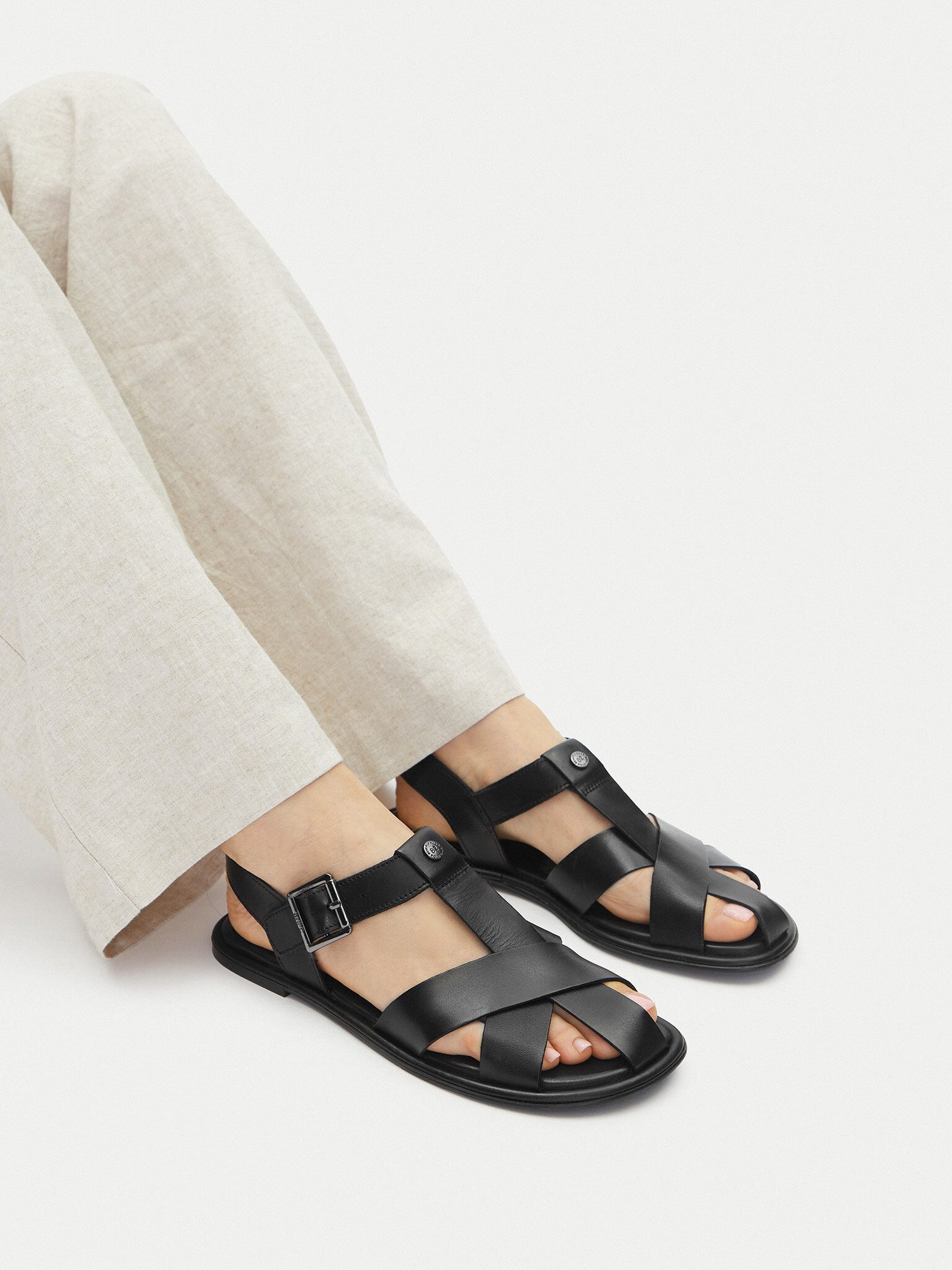 BEVERLY HILLS POLO CLUB Beverly Hills Polo Club Damensandalen Schwarz WI34-3310-16880-01 Sandale