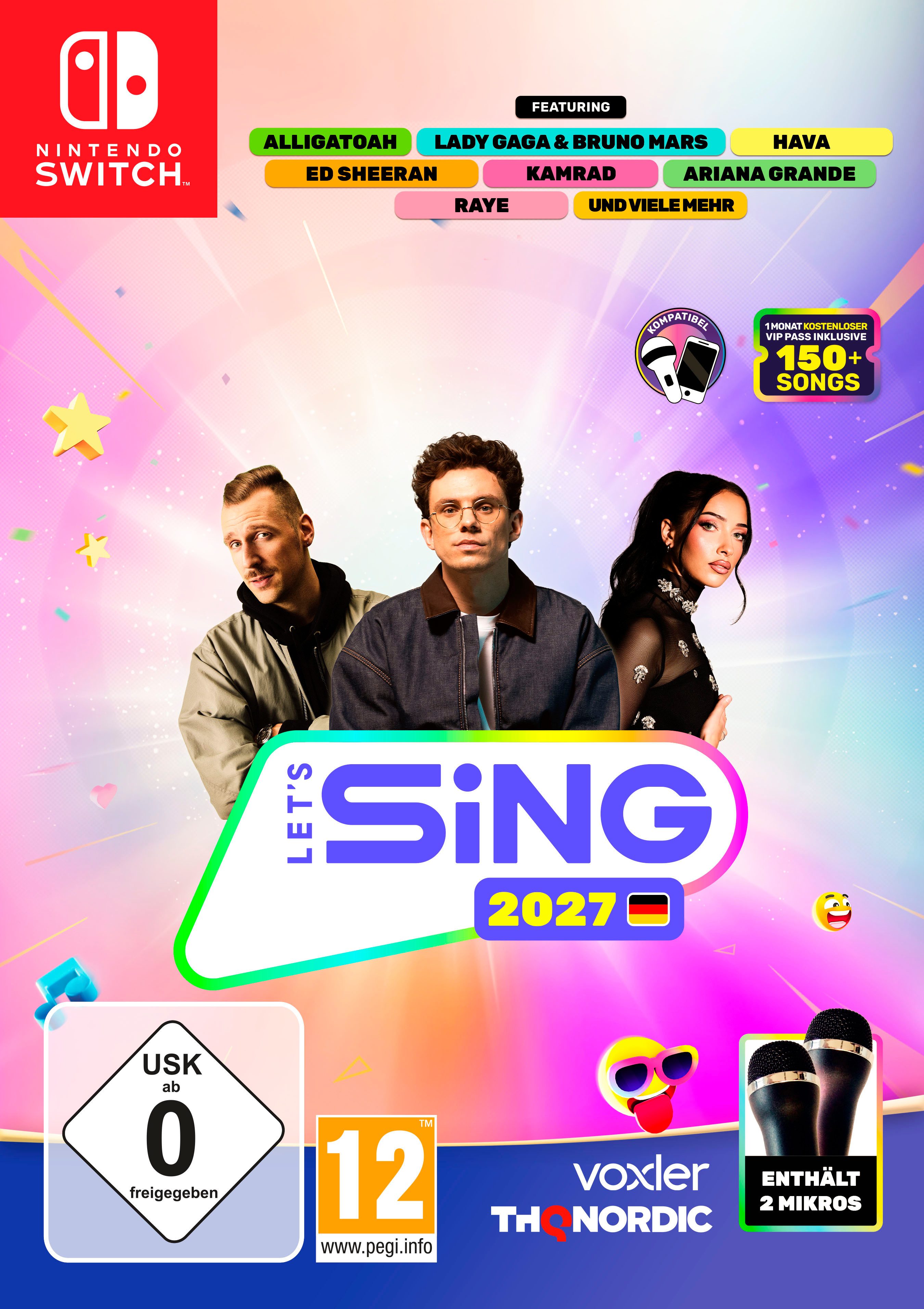 Let's Sing 2027 - 2 Mic Bundle (Speicherkarte), Nintendo Switch