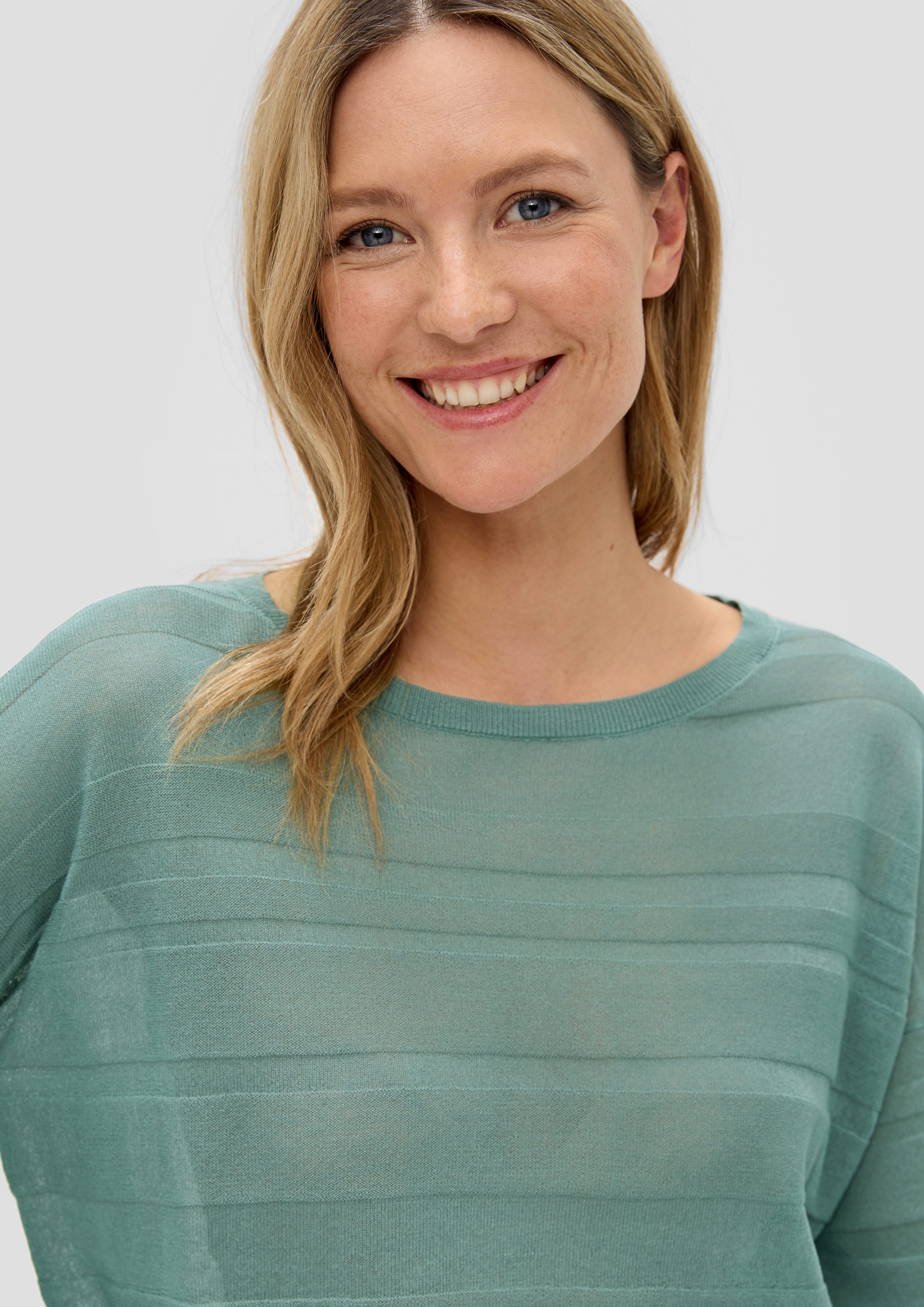 s.Oliver Strickpullover Pullover mit Musterstruktur günstig online kaufen