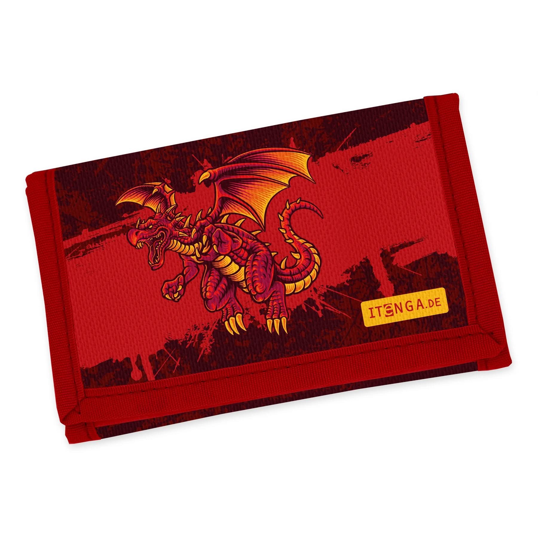 itenga Brustbeutel itenga Brustbeutel - DRACHE - Geld Beutel Börse Schlaufe Polyester
