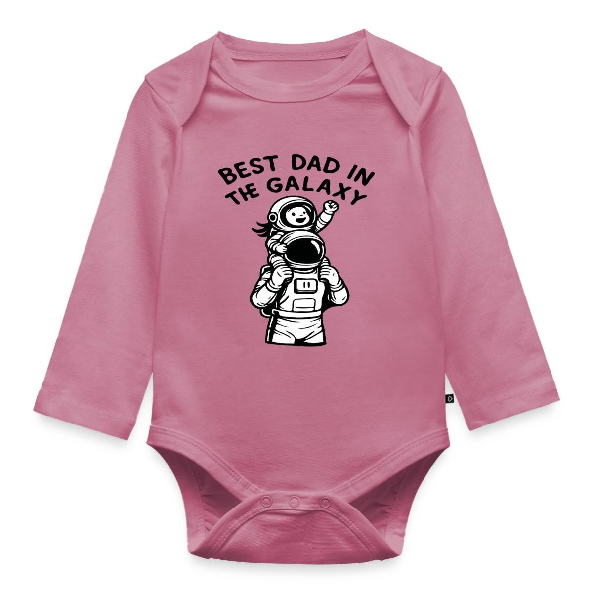 Langarmbody Astronaut Best Dad In The Galaxy Tages Baby Body Langarm