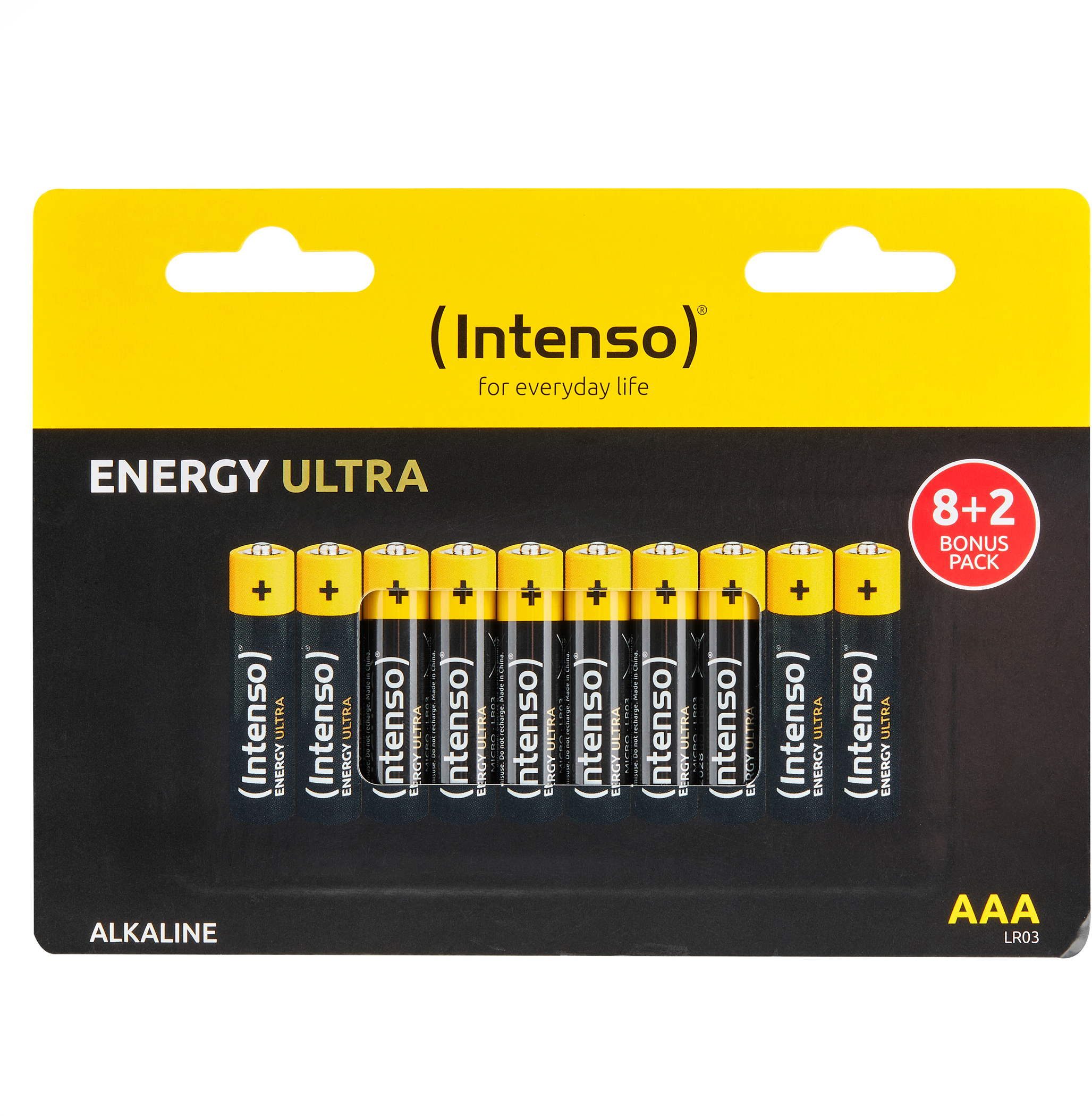 Intenso 10 Energy Ultra AAA / Micro Alkaline Batterien im 10er Karton Batterie