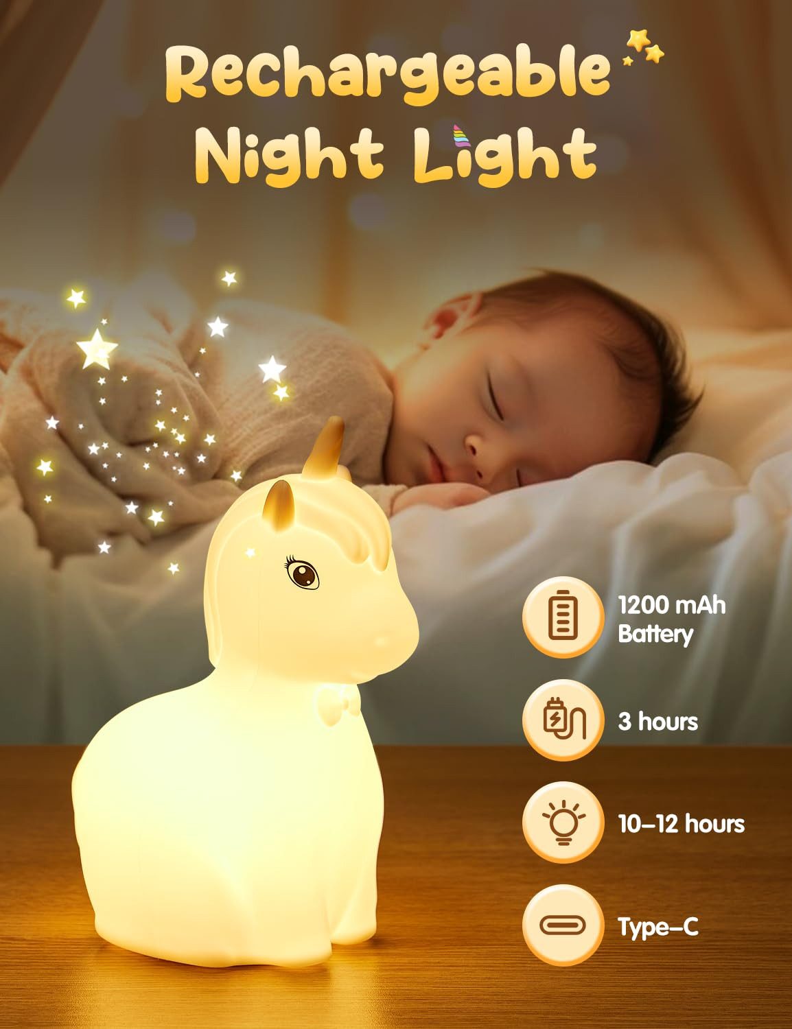 ZEUOPQ LED Nachtlicht Nachttischlampe USB Dimmbar günstig online kaufen