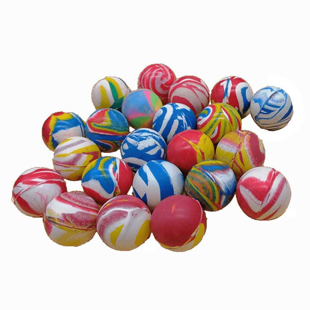 Tombola Flummi Mitgebsel 25 Springball mm (Spar-Set) Maines Ball Flummi 100 marmoriert x