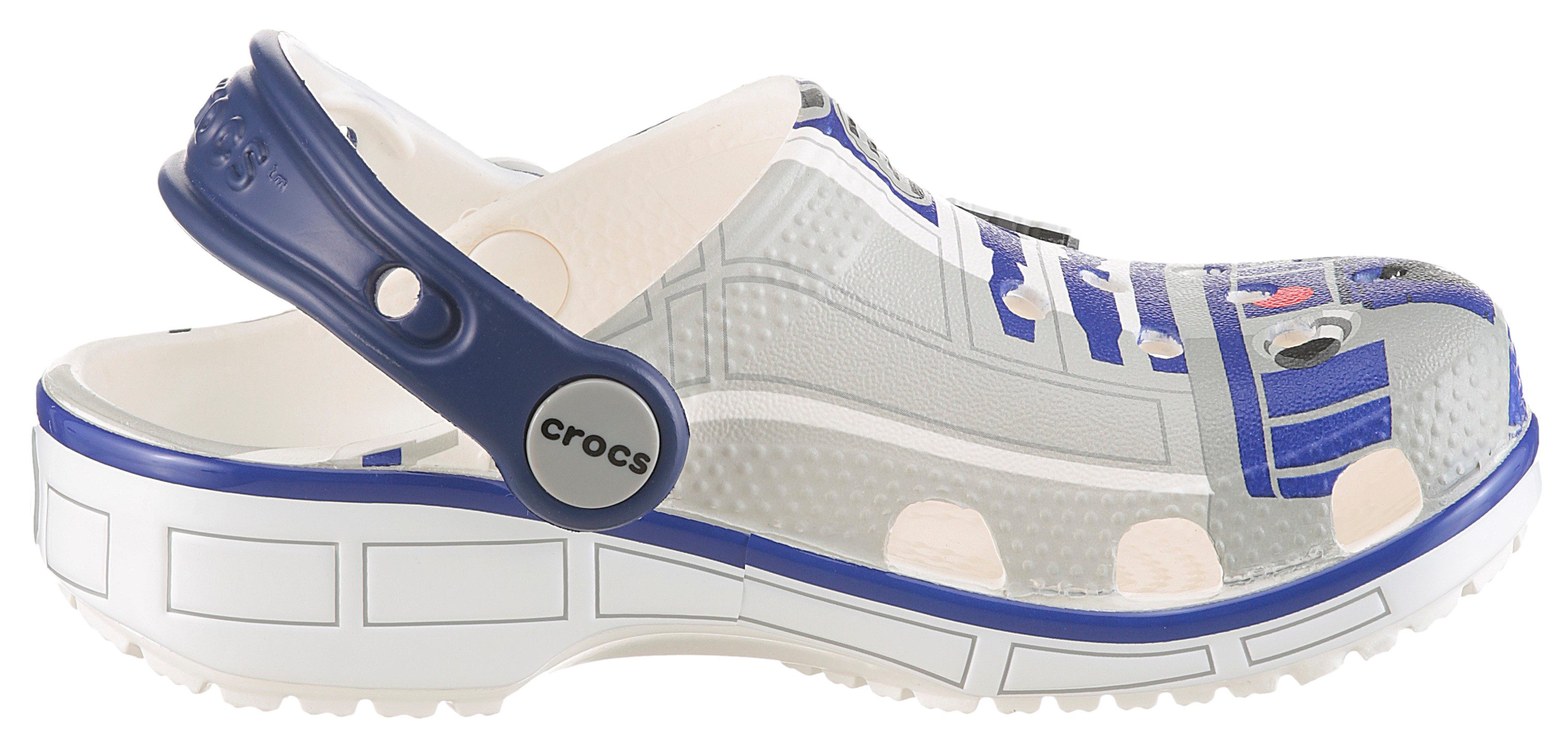 Crocs STAR WARS™ R2-D2 Toddler Classic Clog Clog Fan Geschenk, Hausschuh mit coolem Motiv