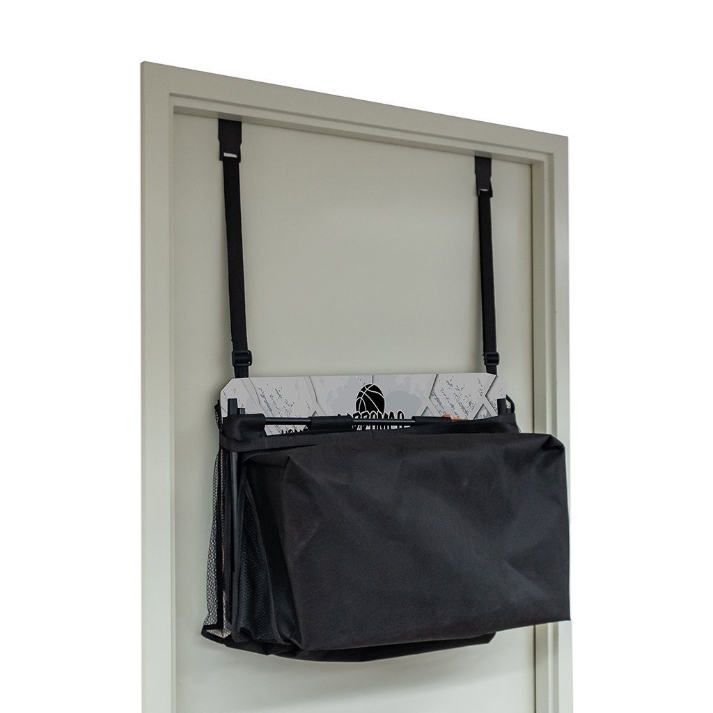 FASports Basketballkorb Arcade Wurfspiel für 1-2 Spieler, Indoor Basketball zur Türmontage (1-St), mit 4 Bällen, elektron. LCD-Zähler, höhenverstellbar, zusammenklappbar