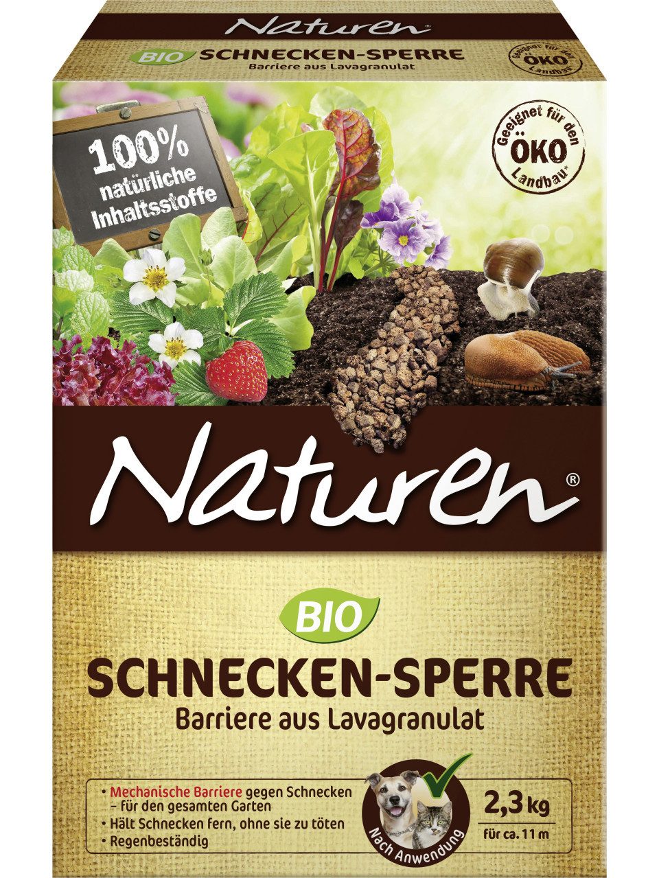 Schneckenkante Naturen Bio Schnecken-Sperre 2,3 kg