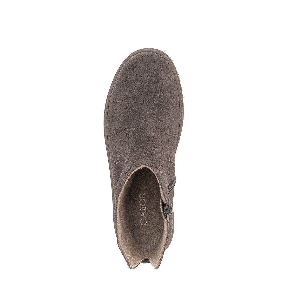 Gabor Gabor 8008.02.006, Stiefeletten, Warmfutter, Grau, Damen Winterstiefel