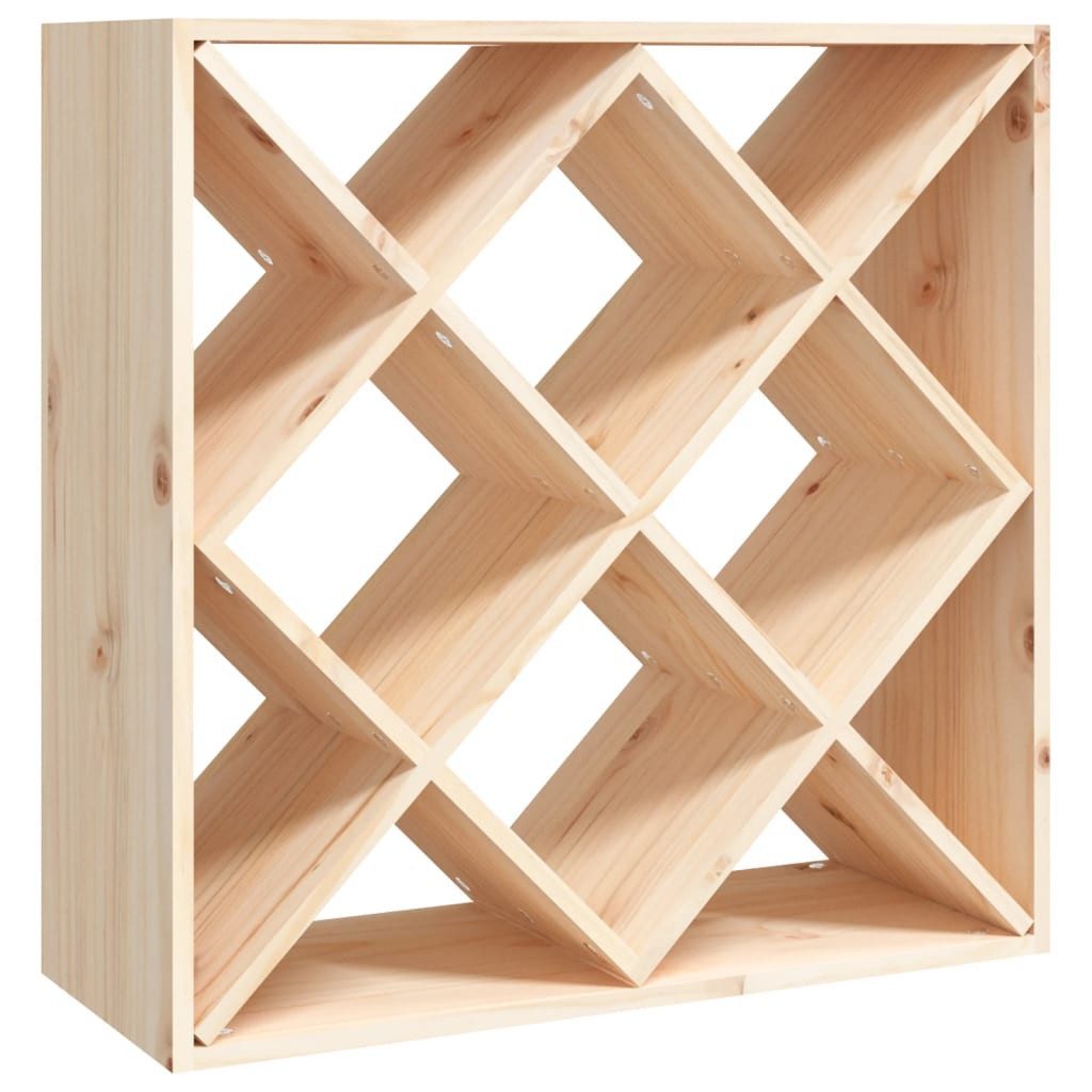 vidaXL Barschrank Weinregal 62x25x62 cm Massivholz Kiefer (1-St)