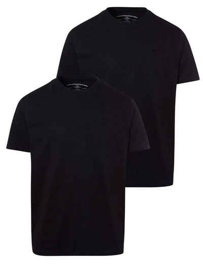 ROADSIGN australia T-Shirt »Basic« (Doppelpack, 2-tlg., 2er-Pack) mit Rundhalsausschnitt, 100 % Baumwolle (2-er Pack)