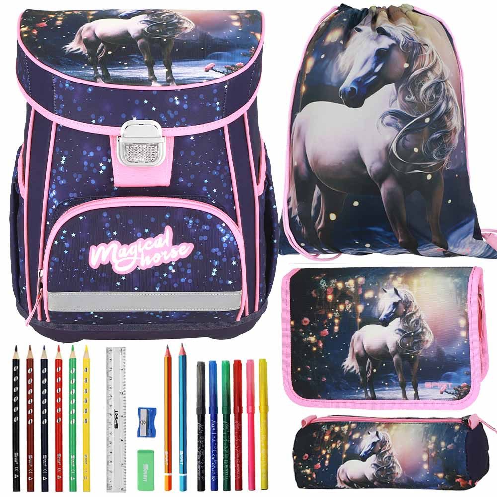 Spirit Schulranzen Set Vision 11-teilig 2025 Mädchen Magic Horse