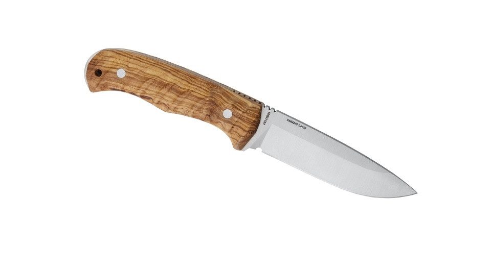 Marttiini Universalmesser Herbertz Outdoormesser, Olivenholz, 1.4116 Stahl, Scheide, (1 St), Scheide inklusive