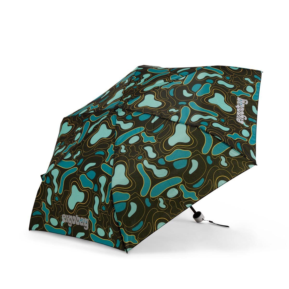 ergobag Taschenregenschirm Kinder-Regenschirm, Refektierend TriBäratops | Schulranzen