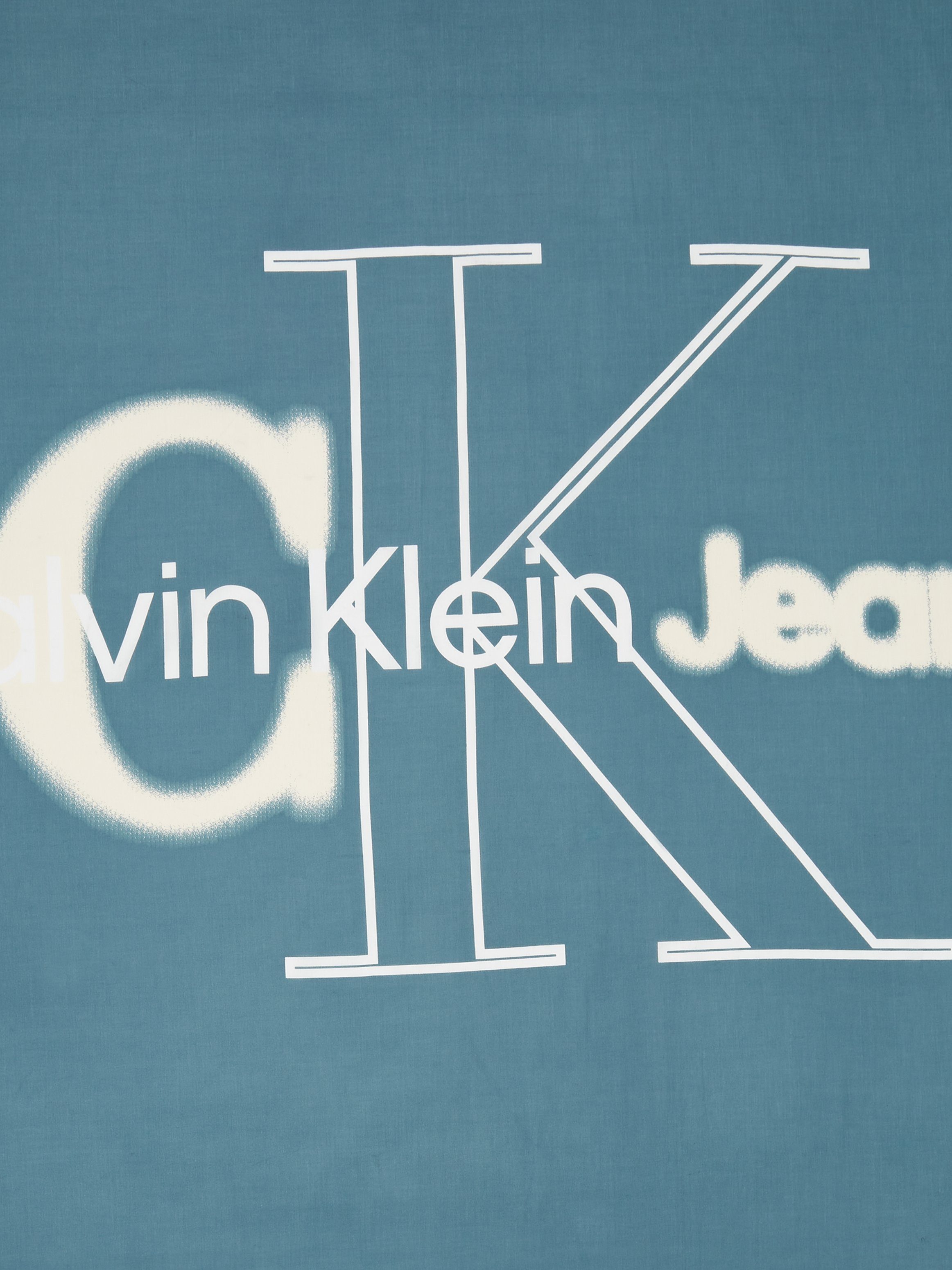 Goblin CUT SCARF OUT Jeans Blue Klein Modeschal Calvin MONOLO
