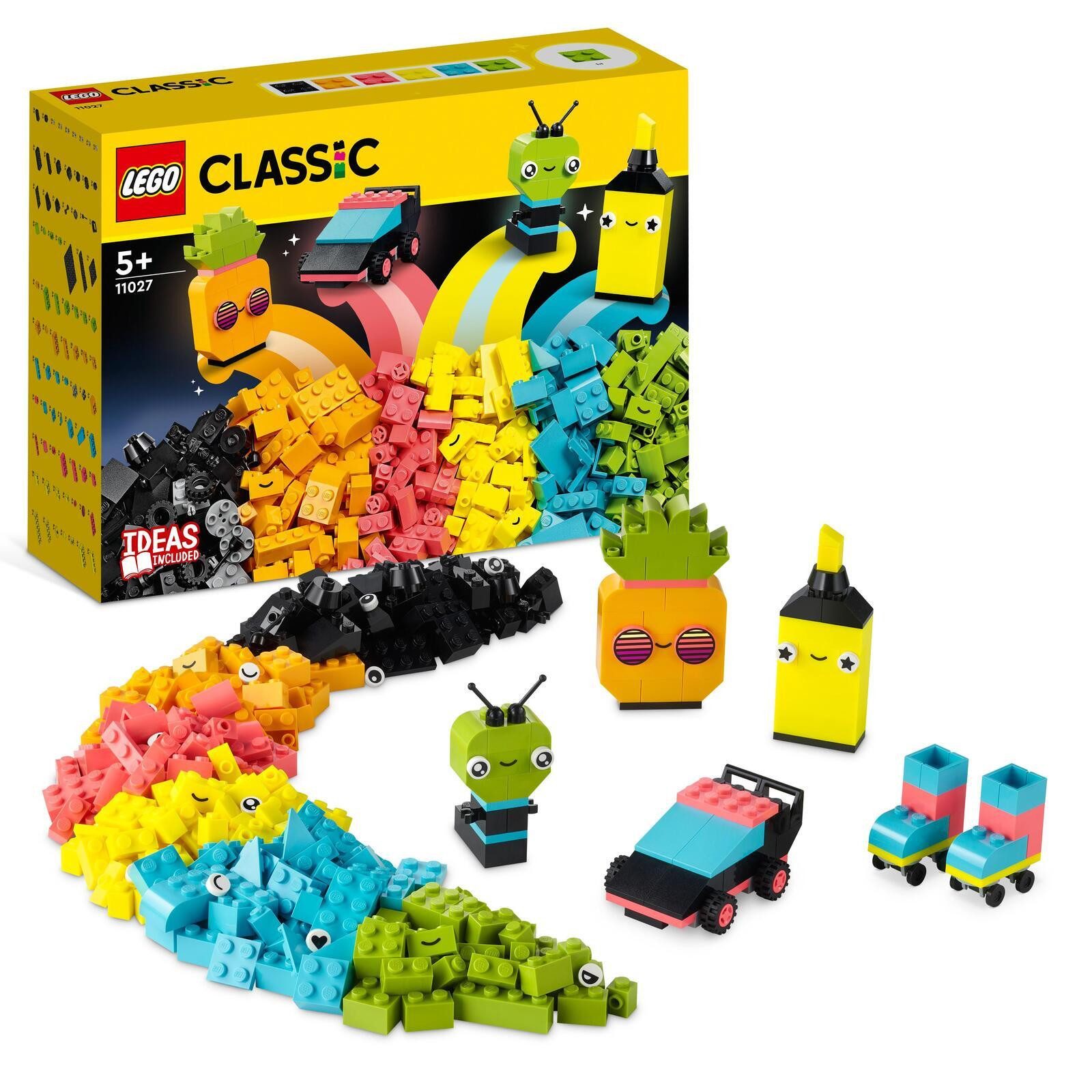 LEGO® LEGO® Classic Neon Kreativ-Bauset 11027 Konstruktions-Spielset günstig online kaufen