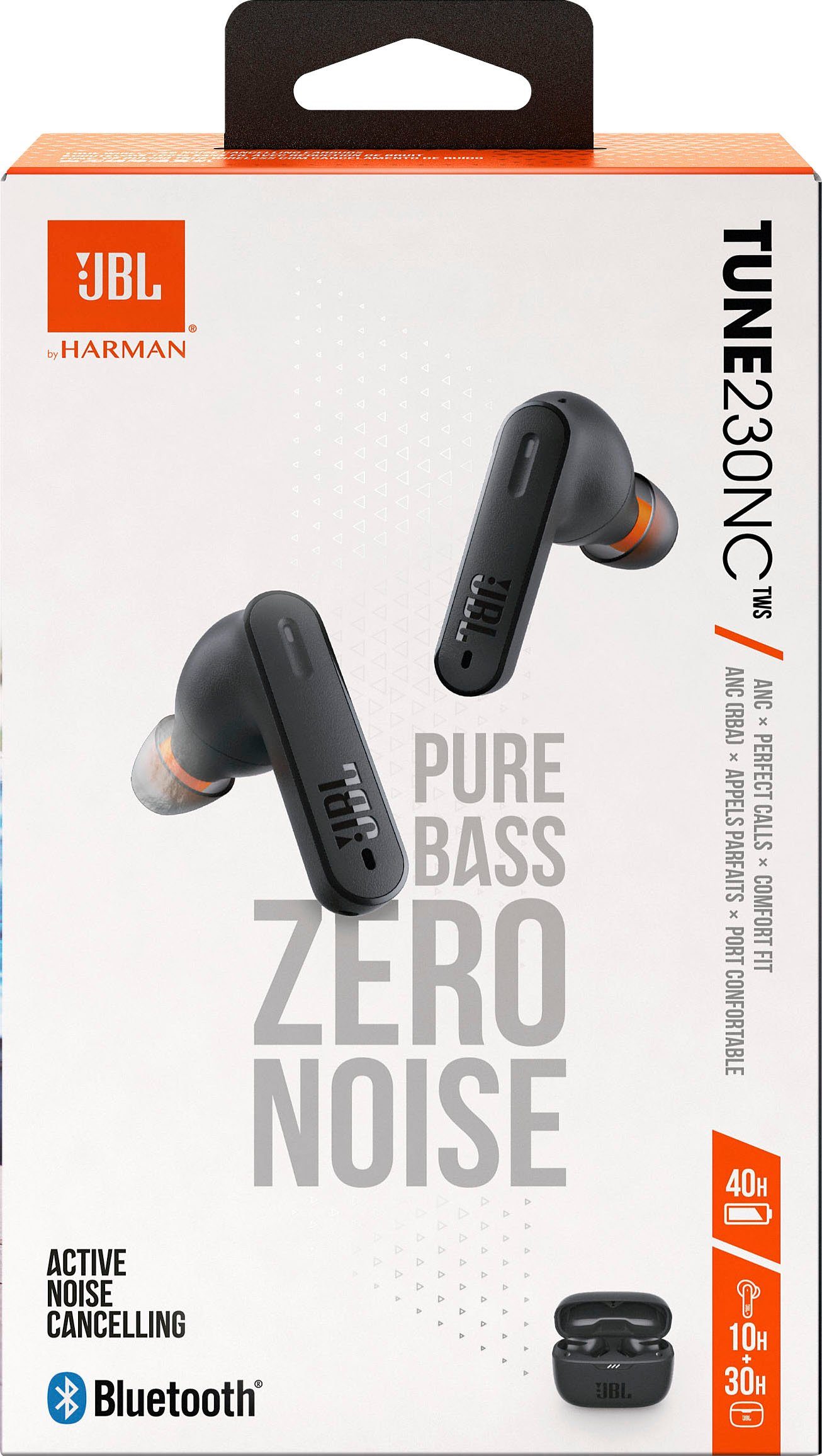 JBL Tune 230NC TWS Cancelling True Bluetooth) (ANC), Noise (Active In-Ear-Kopfhörer Wireless, schwarz