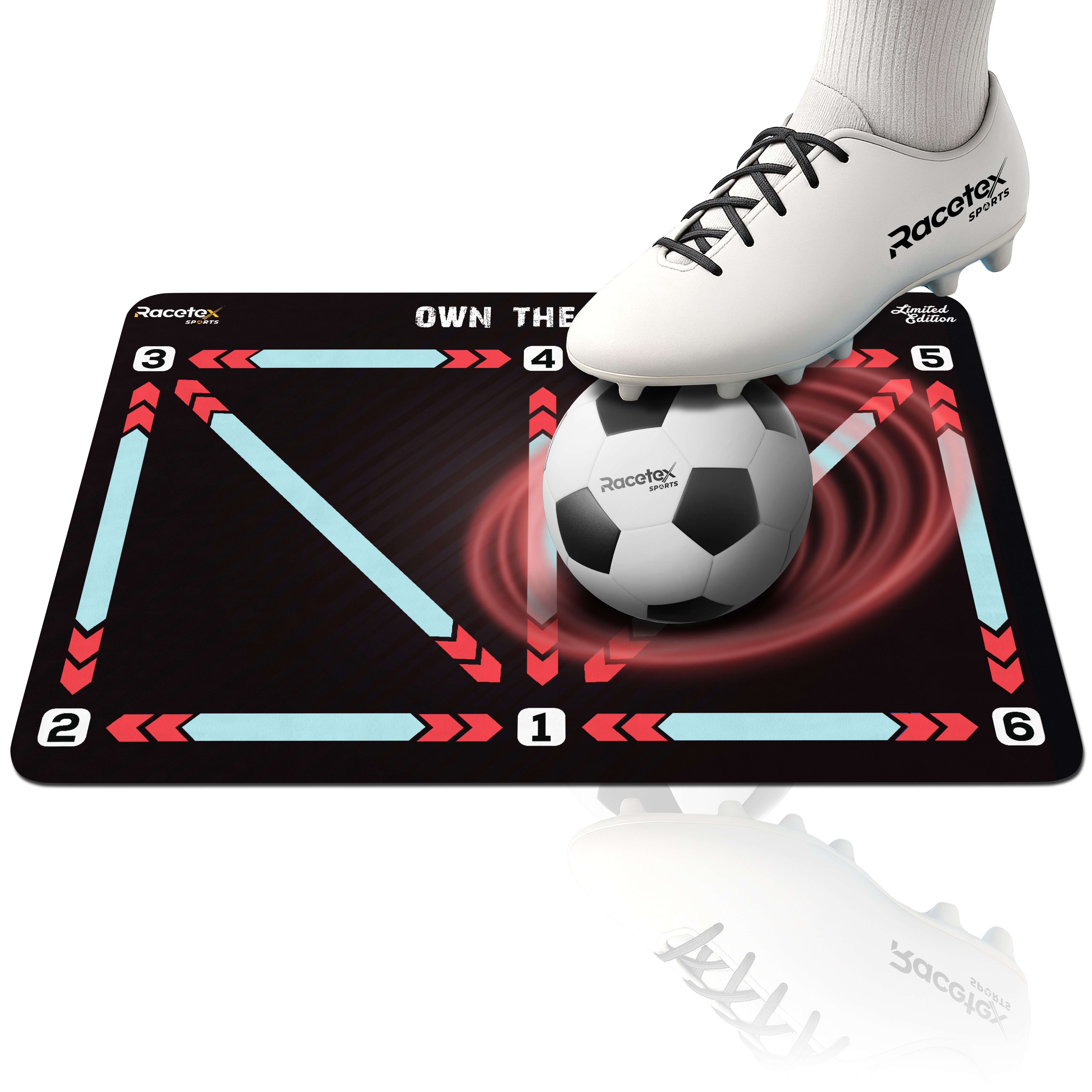 Racetex Weichbodenmatte Racetex Fussballmatte Training Kinder 60x90 cm – Rutschfest