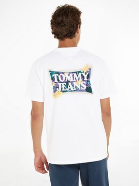 Tommy Jeans T-Shirt TJM REG FLOWER POWER TEE mit floralem Rückenprint