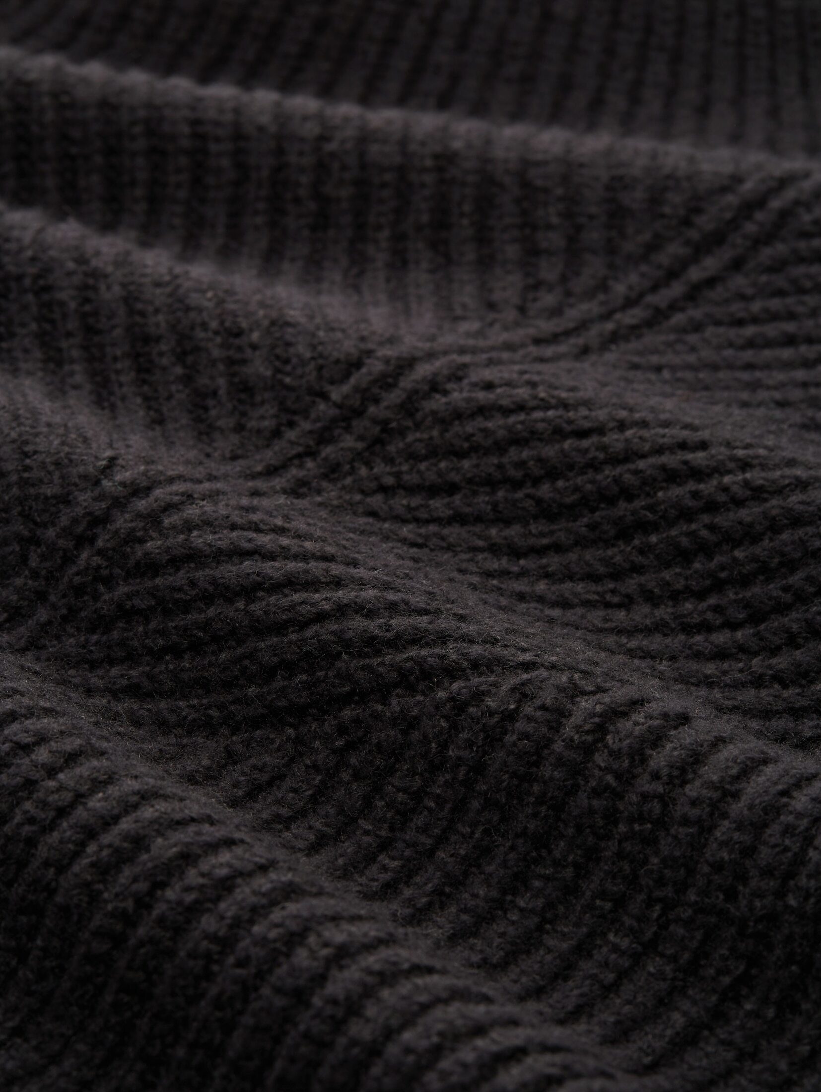 black TAILOR V-Ausschnitt deep Strickpullover TOM mit Strickpullunder