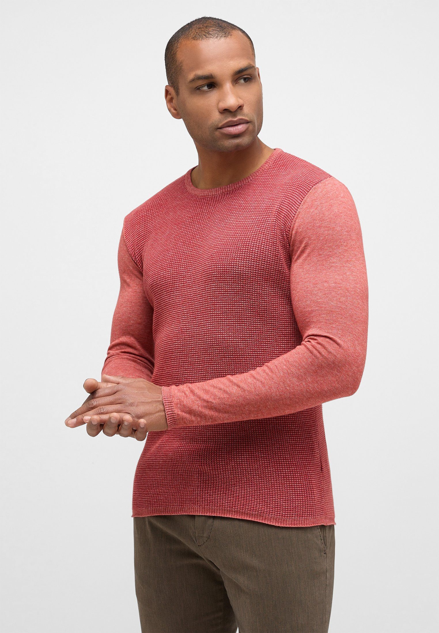 Eterna Strickpullover rot