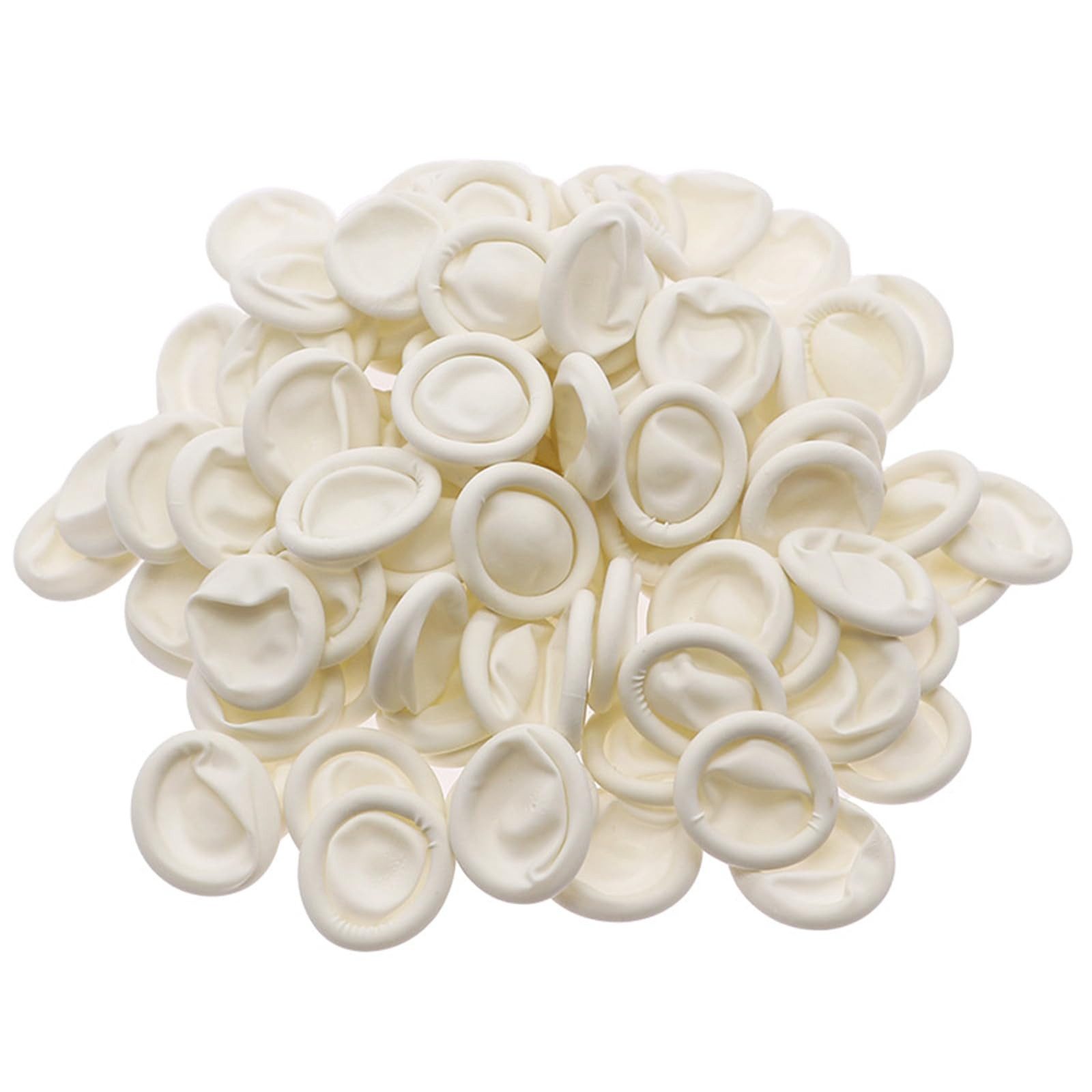 EUROPAPA Finger- und Zehenschutz Fingerlinge Latex (200-tlg., Fingerschutz für Kosmetik, Reinigung), Antistatisch Allgemeine Fingerlinge aus Gummi