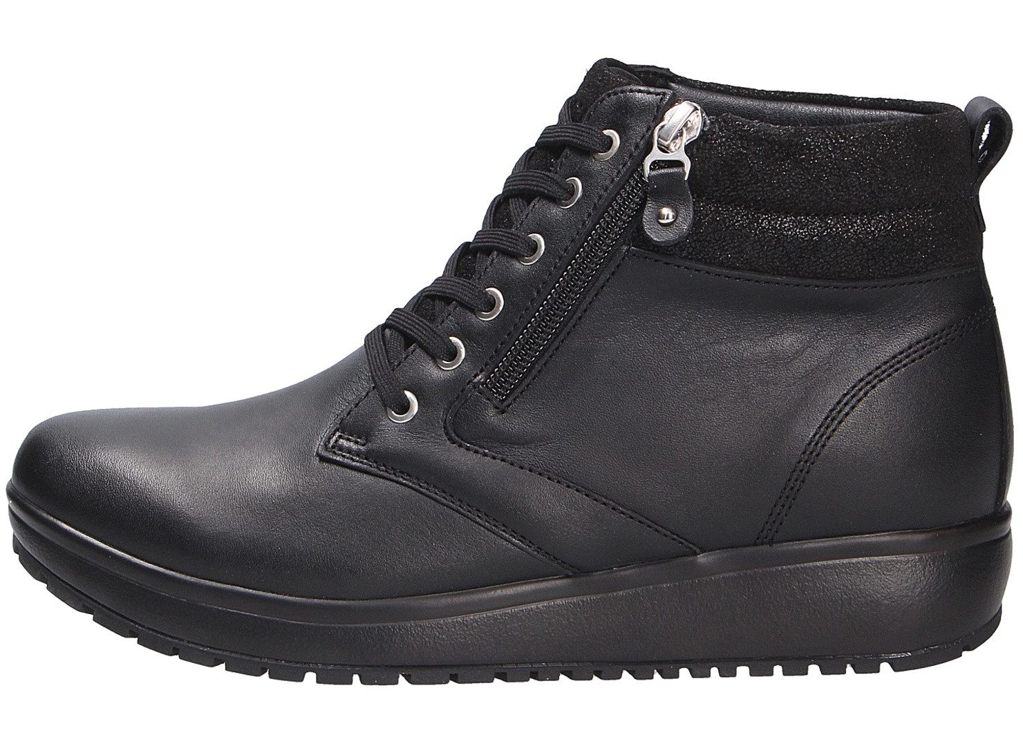 Joya Joya Damen Stiefelette WILMA II BLACK schwarz Schnürstiefelette