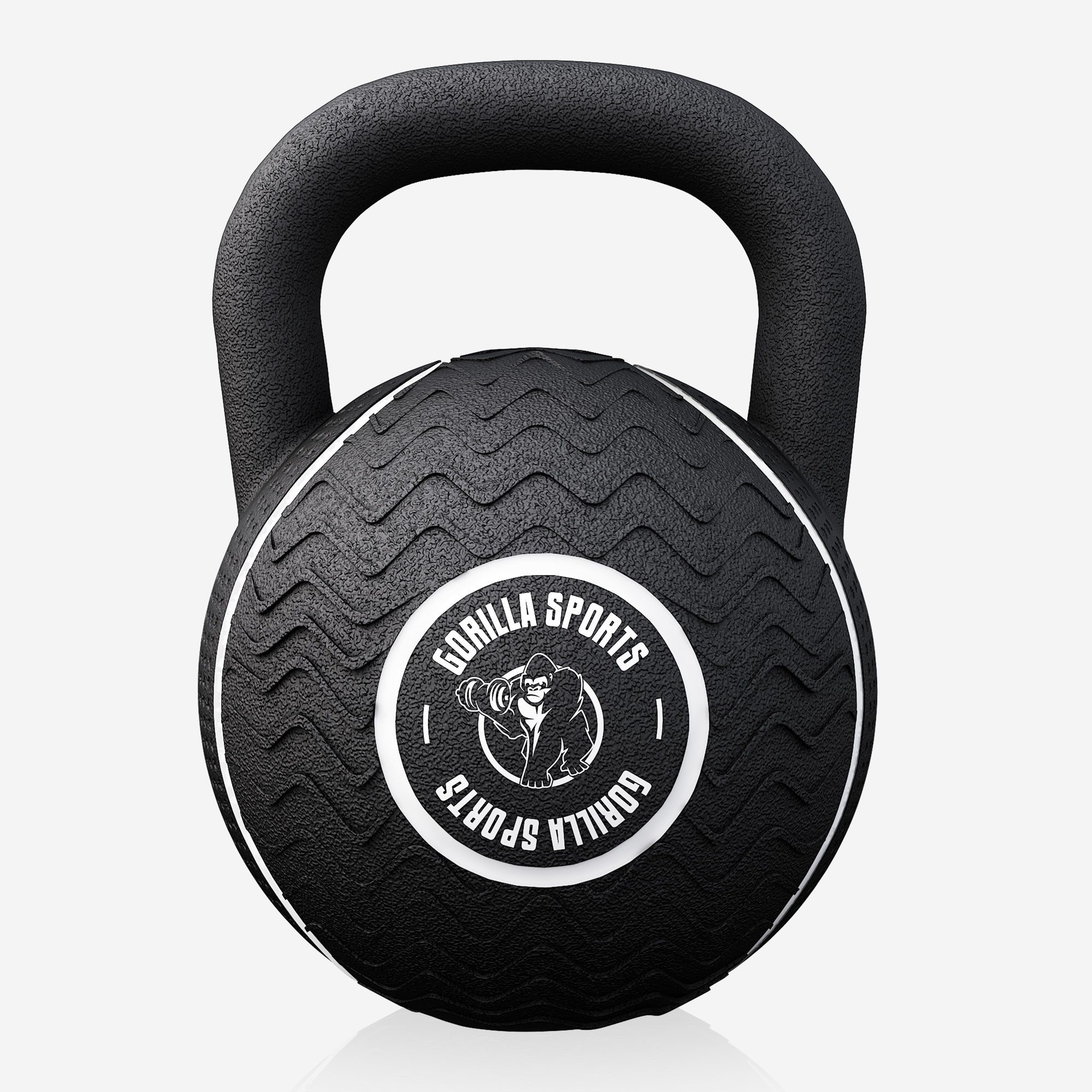 GORILLA SPORTS Kettlebell Kettlebell Gummi 4–20 kg, Bodenschutz, Functional Training