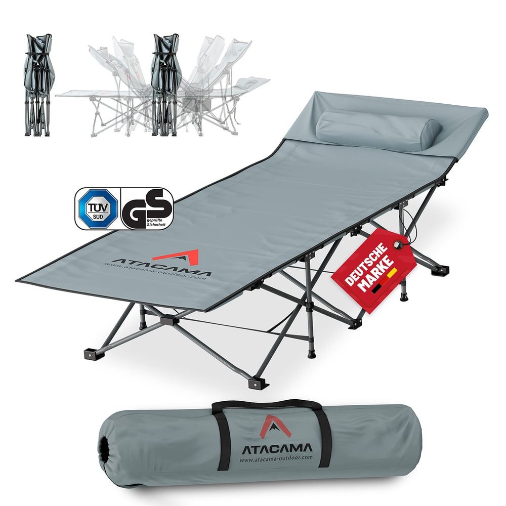 Atacama Feldbett klappbar leicht aufzubauen, Campingliege günstig online kaufen