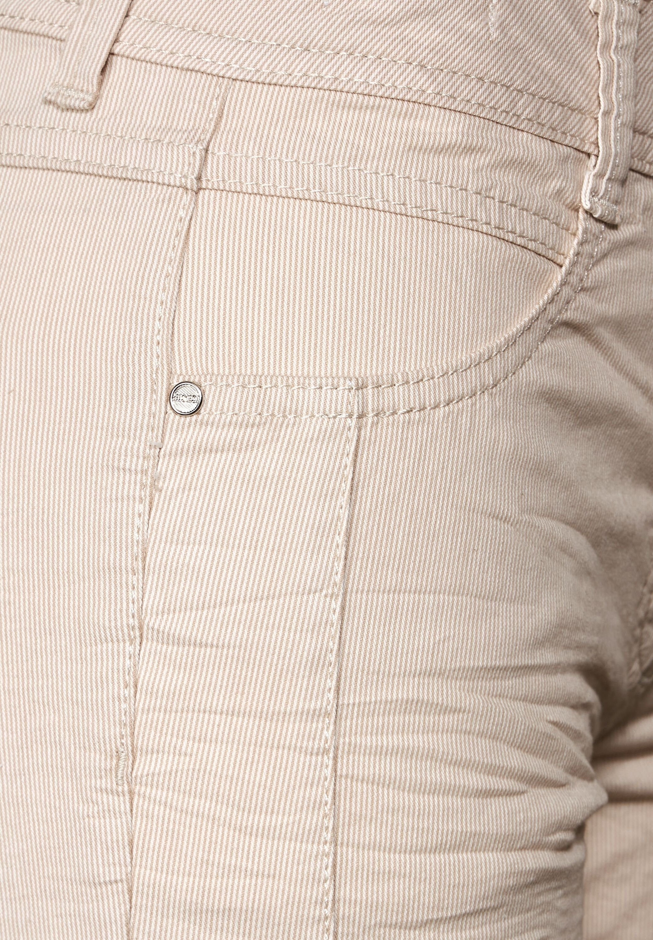 authentic Style 4-Pocket Cecil beige Stoffhose