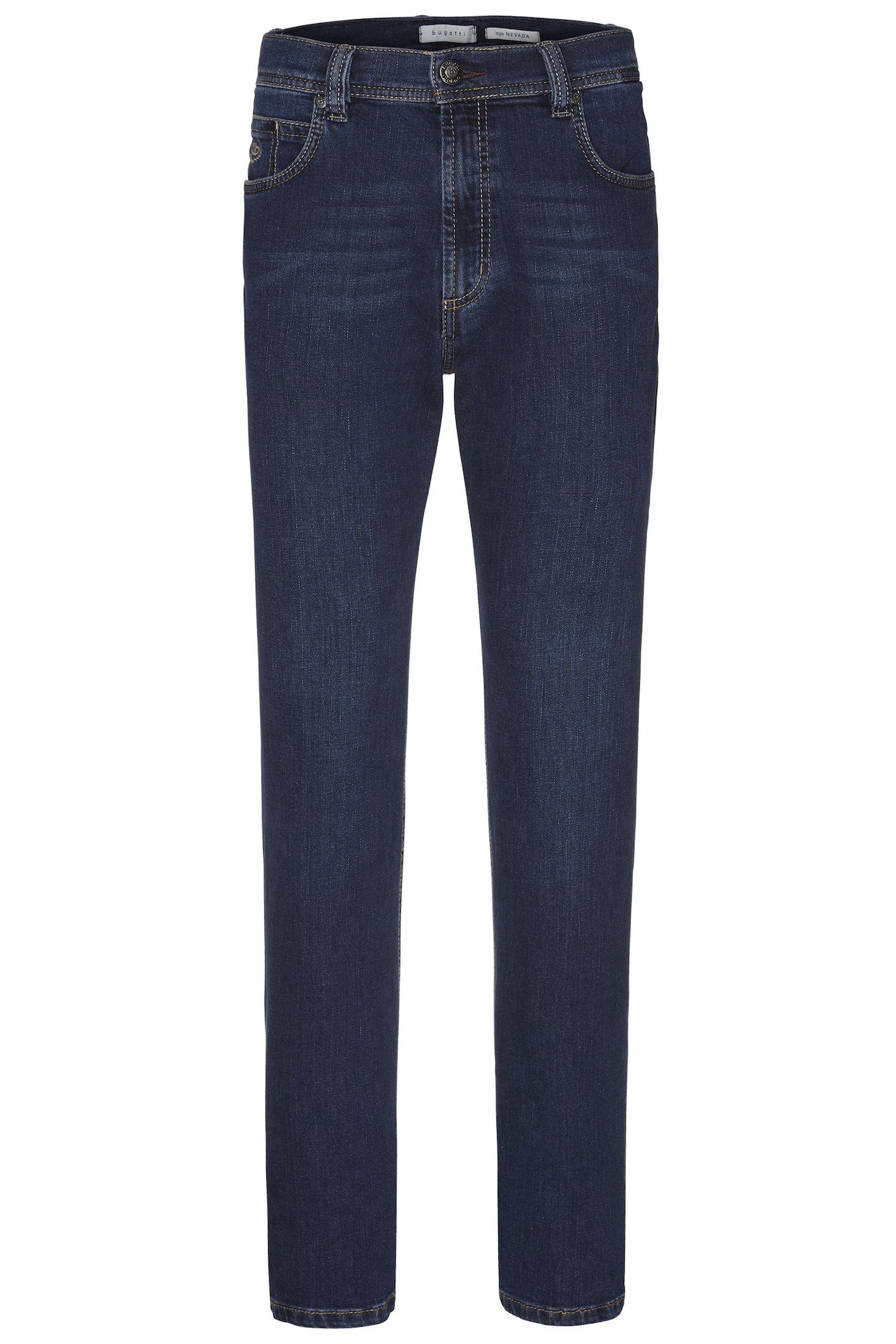 Stretch mit bugatti blau stone 5-Pocket-Jeans Comfort