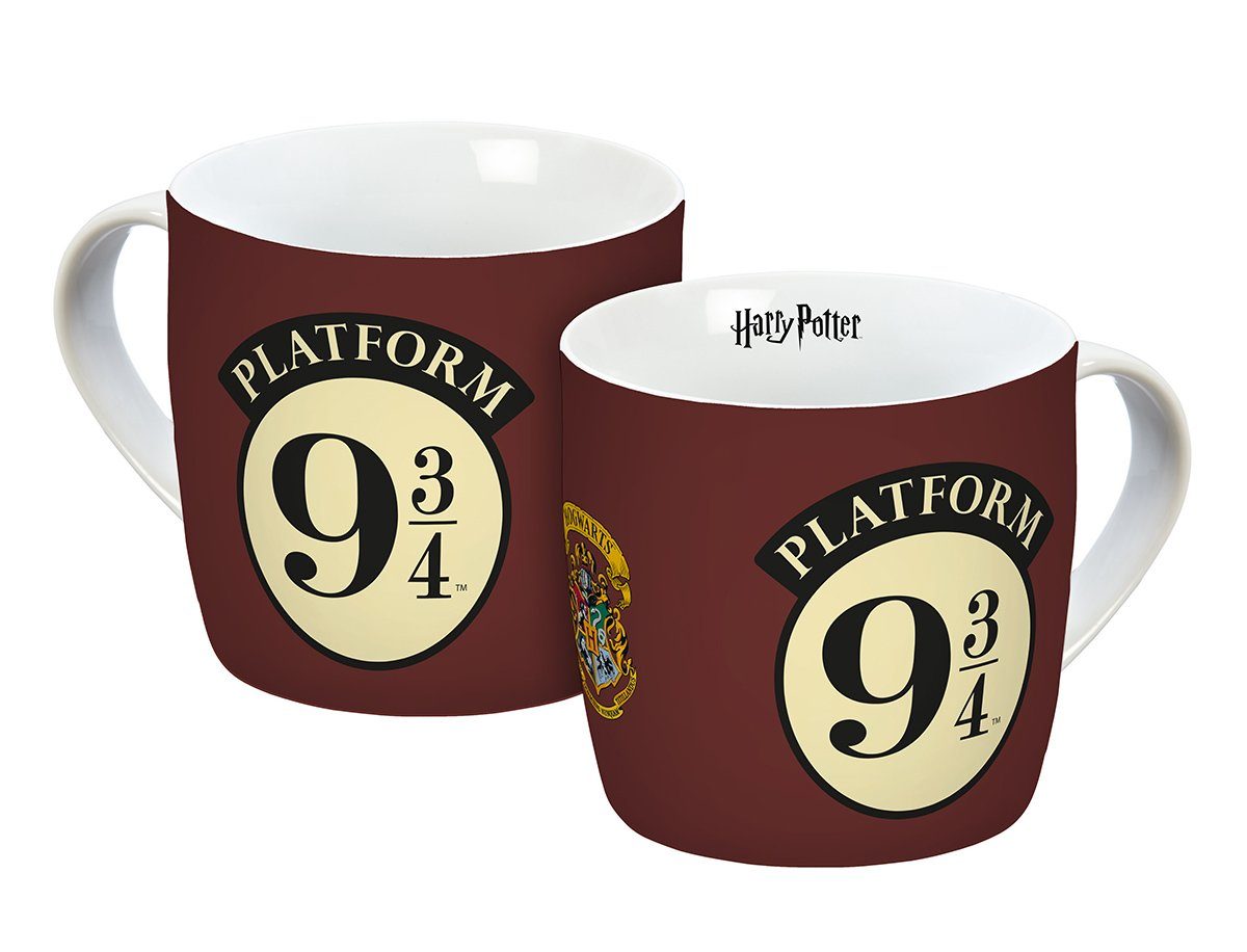 Geda Labels GmbH Tasse HP Hogwarts Express, Porzellan, Bordeaux, 250ml, spülmaschinengeeignet
