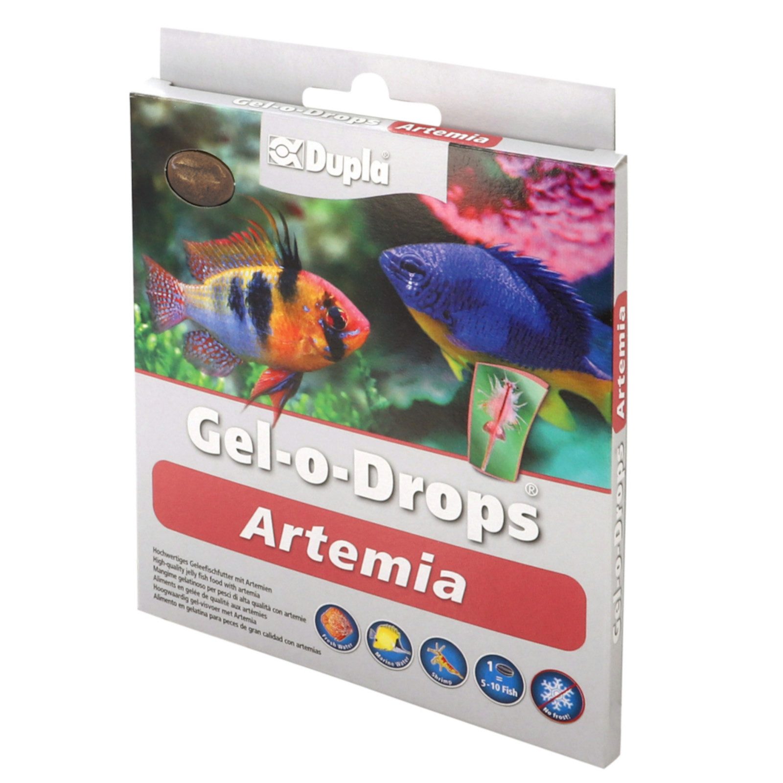 Dupla Zierfischfutter Gel-o-Drops Artemia, 12x 2 g, Hauptfutter für: Fische