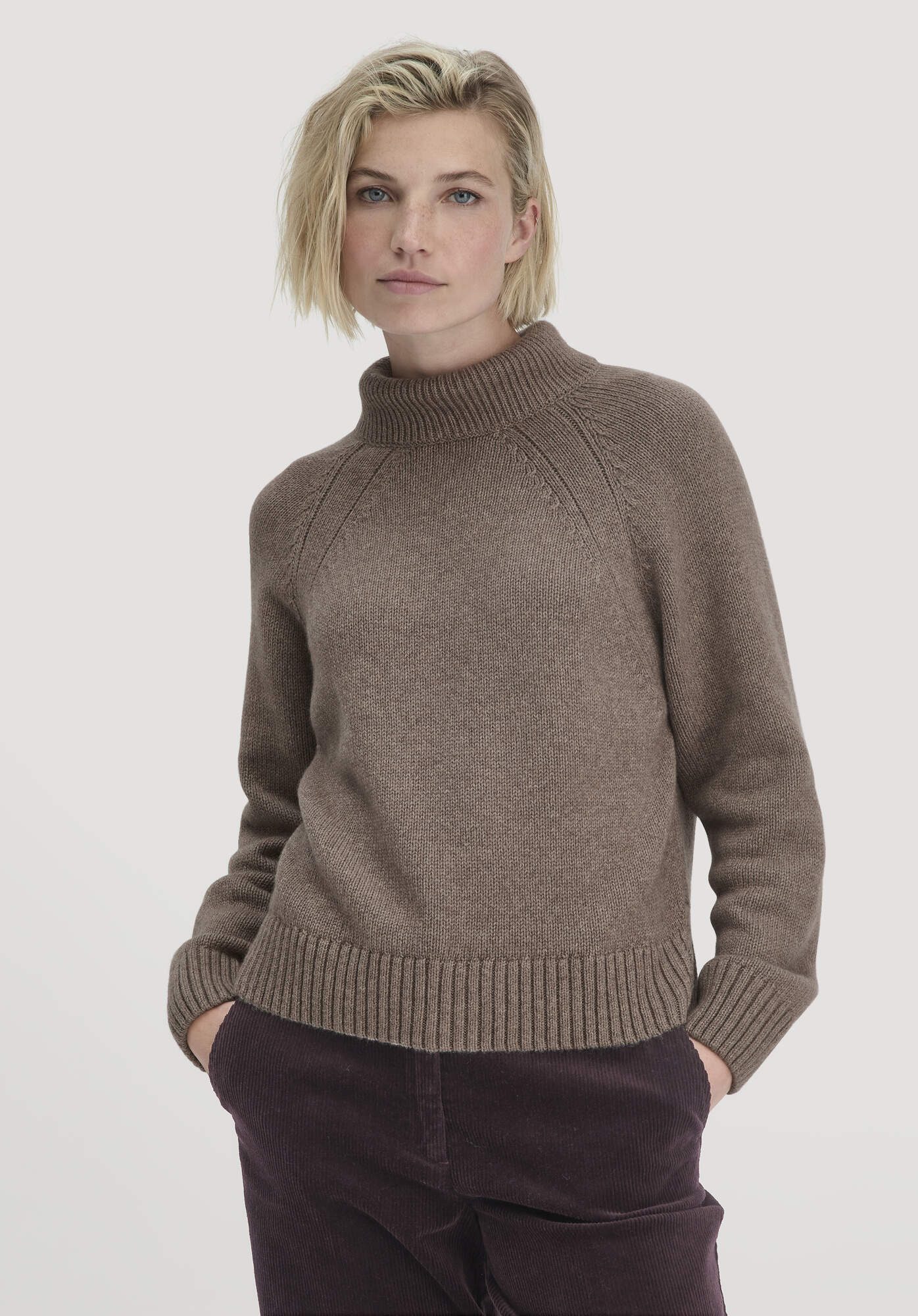 Hessnatur Strickpullover Relaxed aus Bio-Merinowolle mit Bio-Baumwolle (1-t günstig online kaufen
