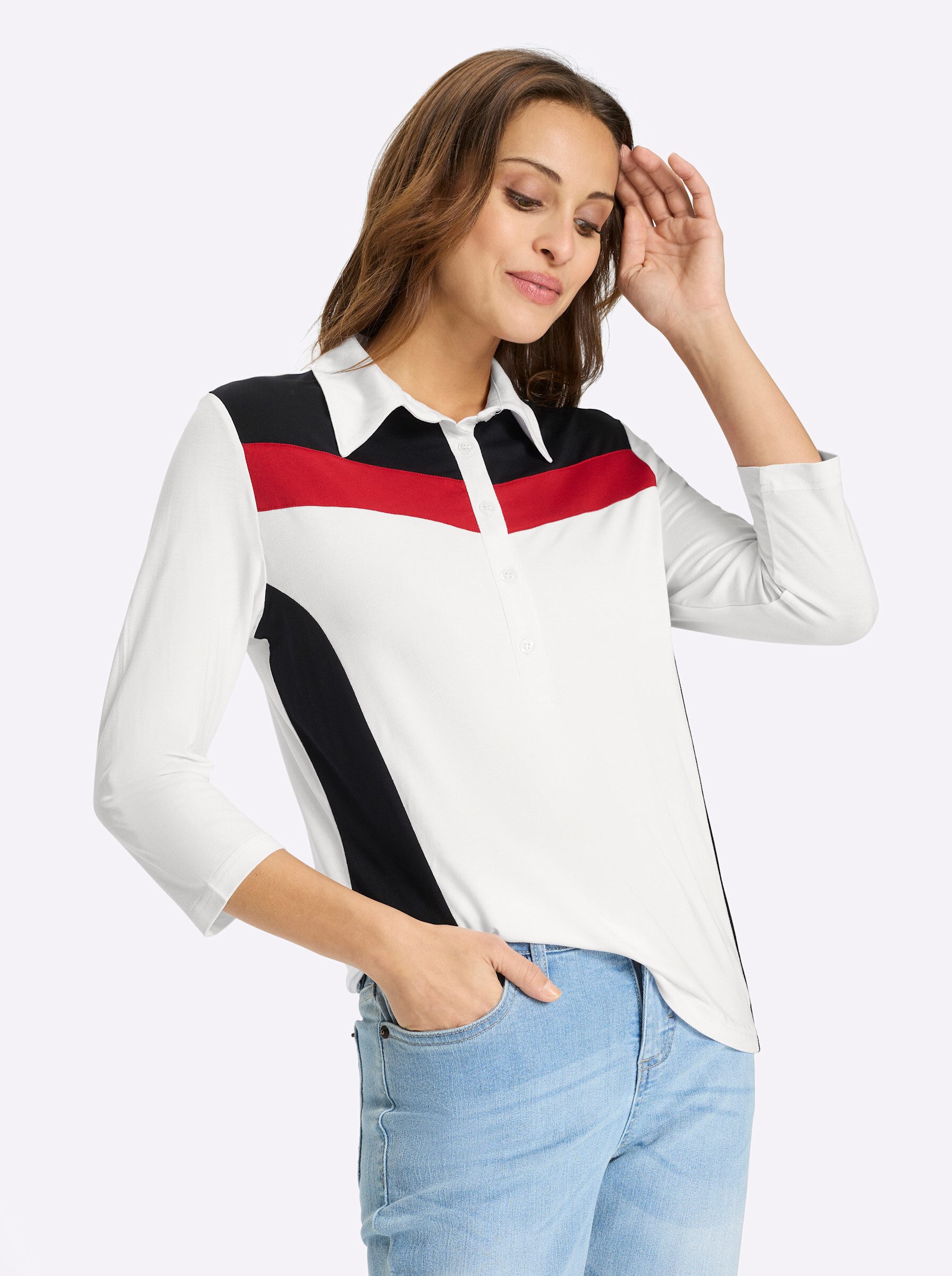 Witt T-Shirt Poloshirt 3/4-Arm günstig online kaufen