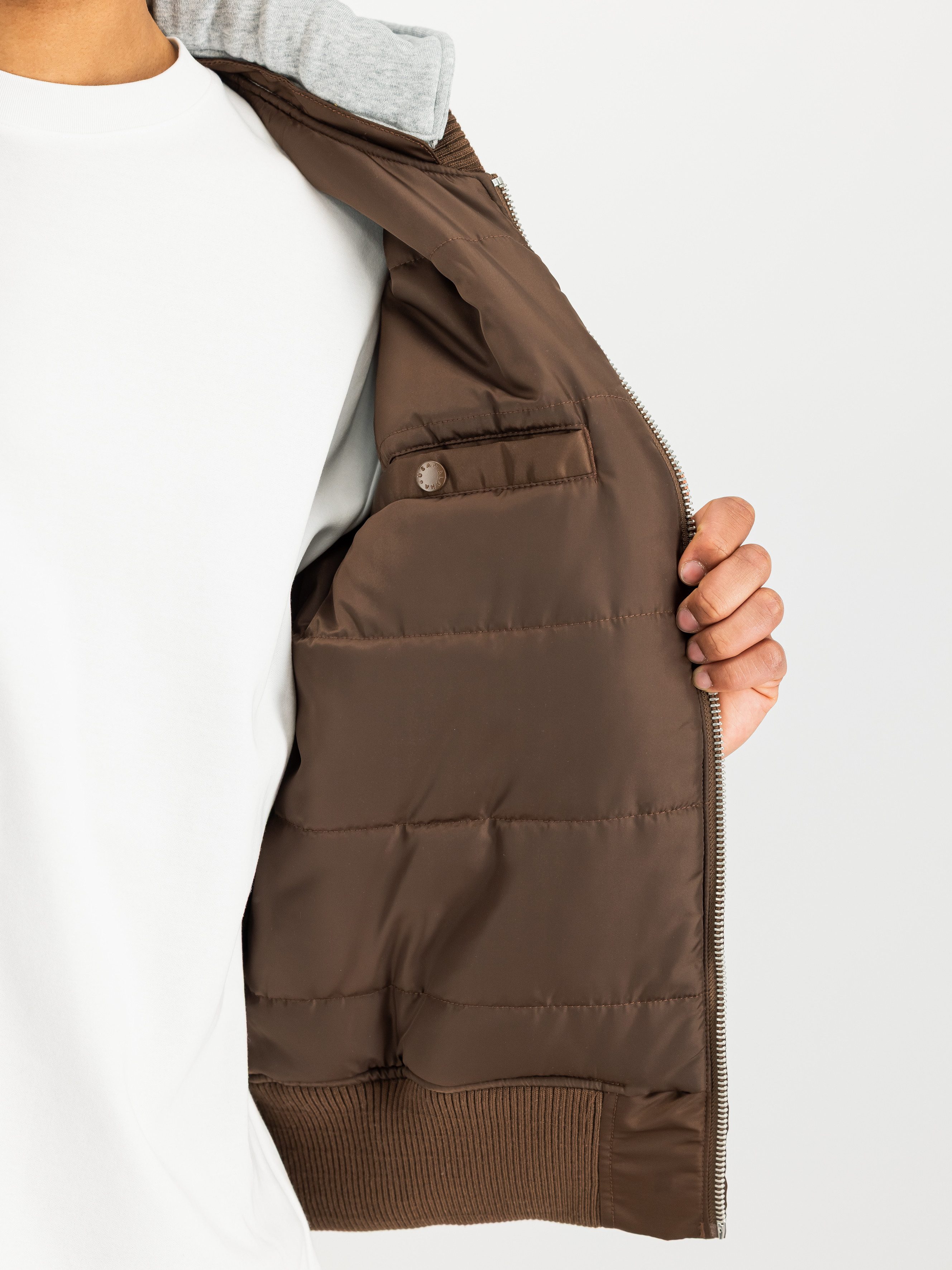 Alpha Industries Bomberjacke MA-1 ZH Back Print Kunstfaser, slim fit