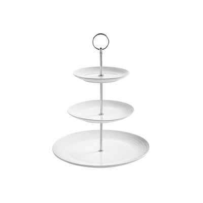 Maxwell & Williams Etagere Maxwell&Williams Diamonds Round Etagere 3-stöckig, Porzellan, (Packung)