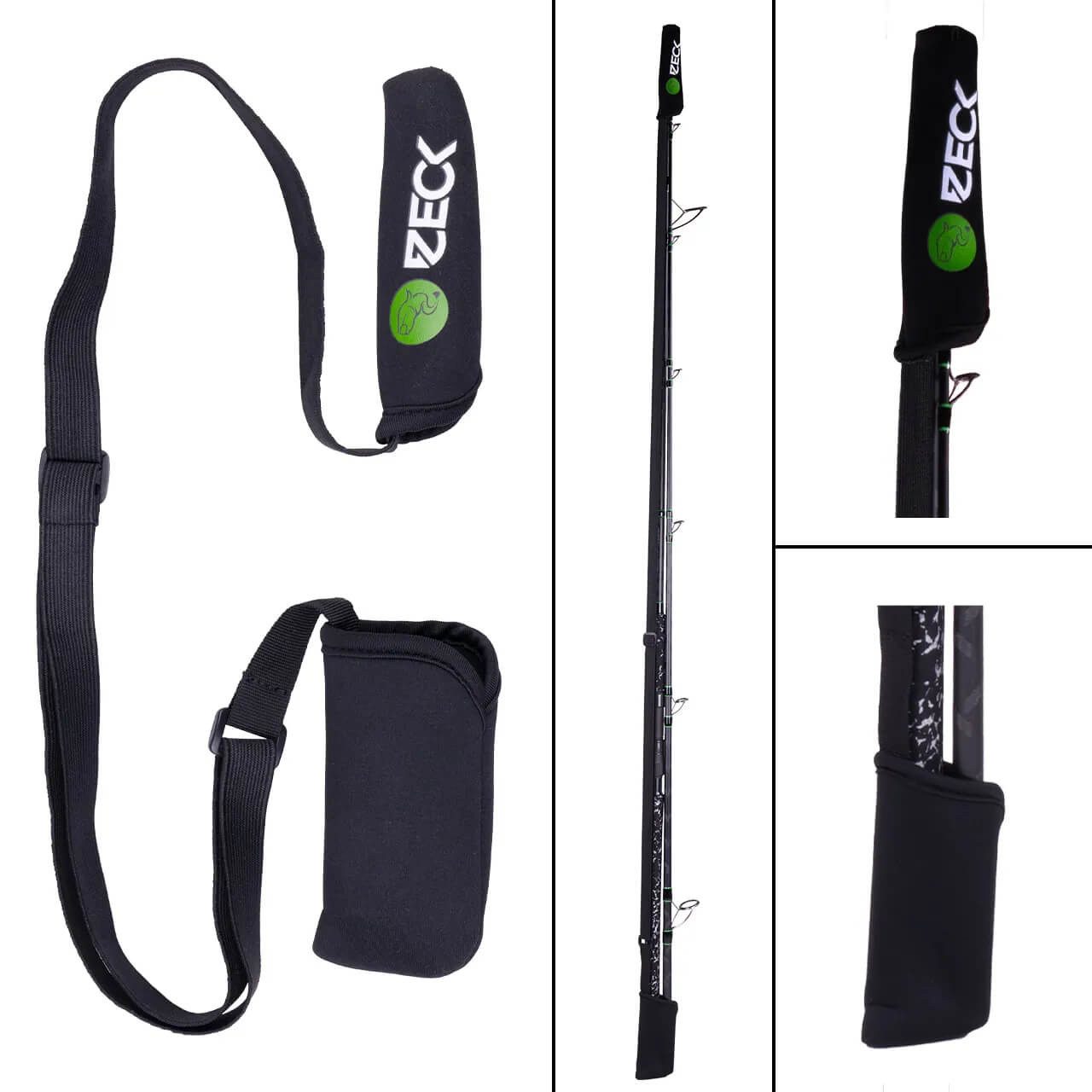 Zeck Fishing Angelrutentasche Zeck Wels Стрижнівschutz für Griff und Spitze verstellbar