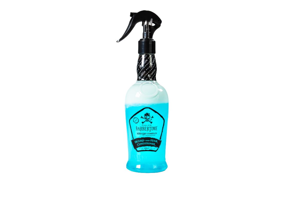 BARBERTIME Leave-in Pflege 2Phasen Leave in Conditioner für Haare & Bart 400ml Keratin Complex, 1-tlg.