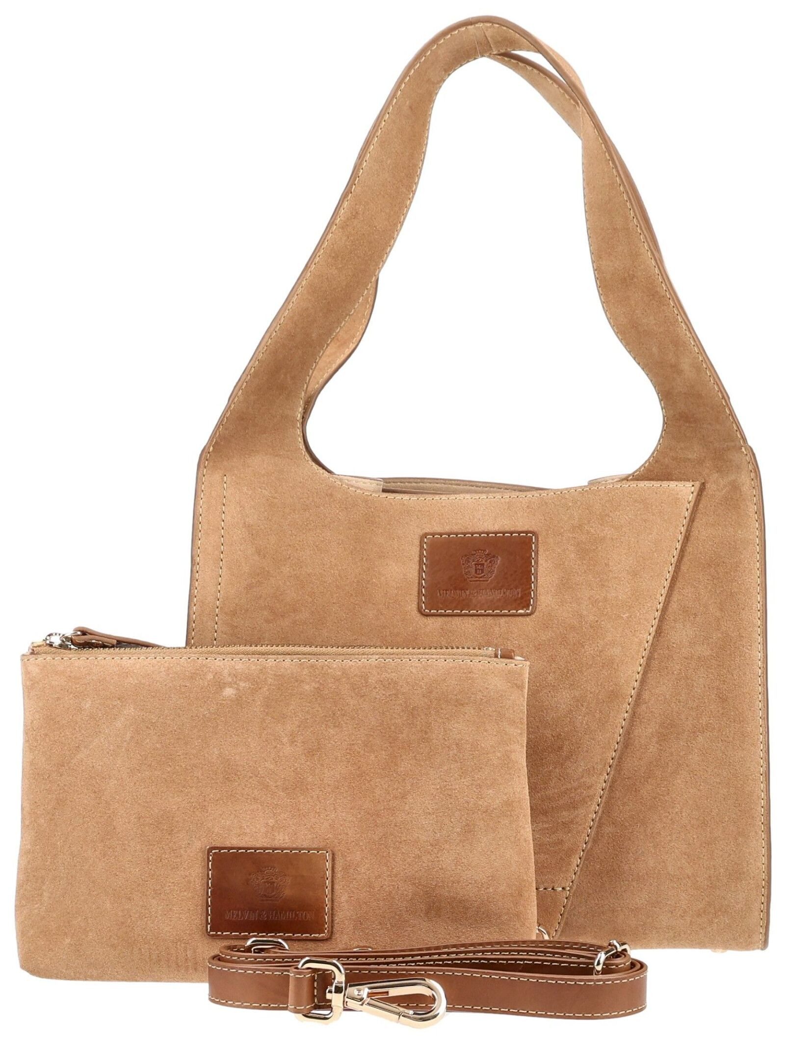 Melvin & Hamilton Henkeltasche Melvin & Hamilton Taschen Veloursleder