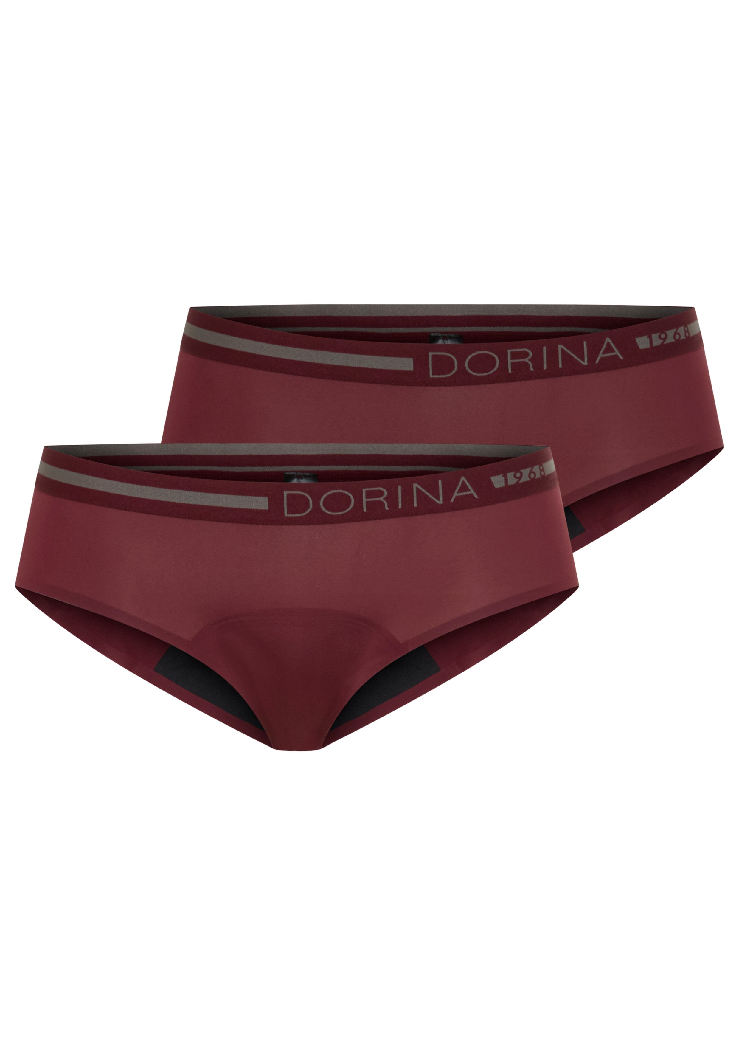 Dorina Periodenslip Period Panties (2er Pack) für leichte bis mittlere Menstruationstage