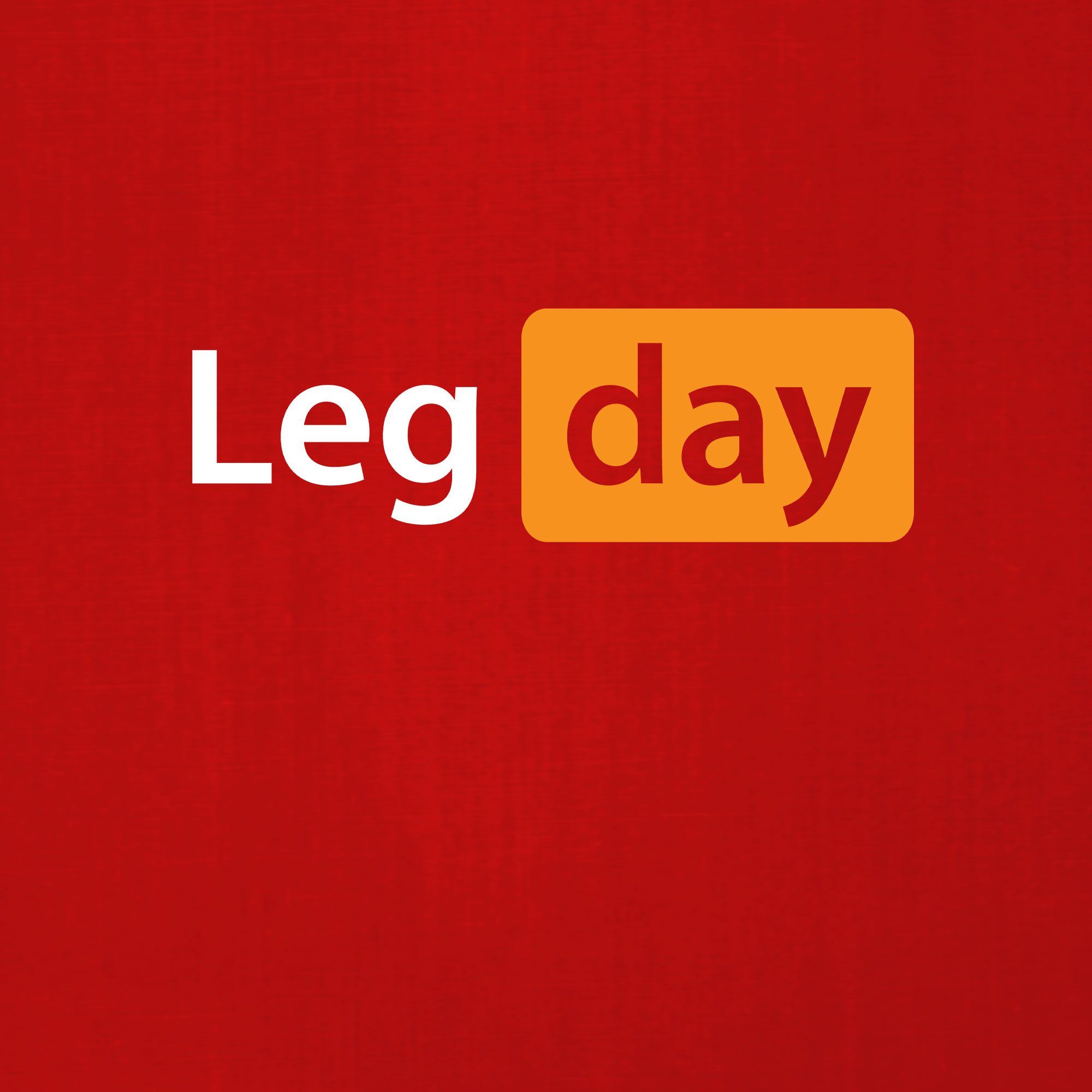 Herren Kurzarmshirt Fitness - (1-tlg) Quattro Day T-Shirt Gym Workout Leg Rot Formatee