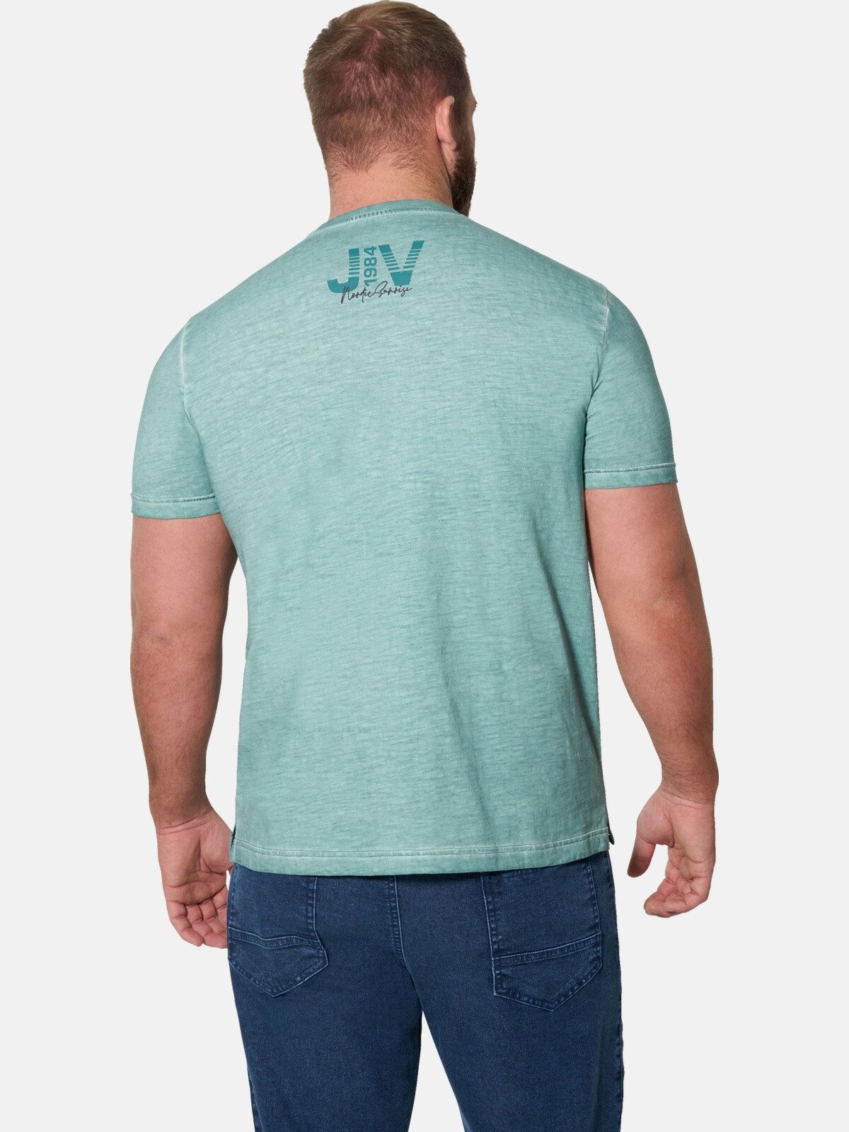 Jan Vanderstorm T-Shirt ADRITAR mit klassischem Rundhals