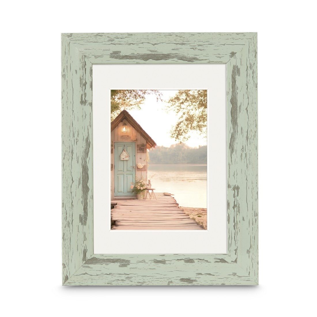 Hama Bilderrahmen "Cottage" Pastellmint 10 x 15 cm, (Einzelartikel, 1 St), 1