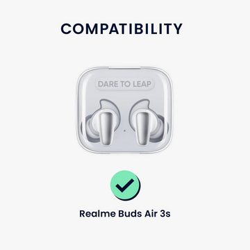 kwmobile Kopfhörer-Schutzhülle Hülle für Realme Buds Air 3s, Silikon Schutzhülle Etui Case Cover für In-Ear Headphones