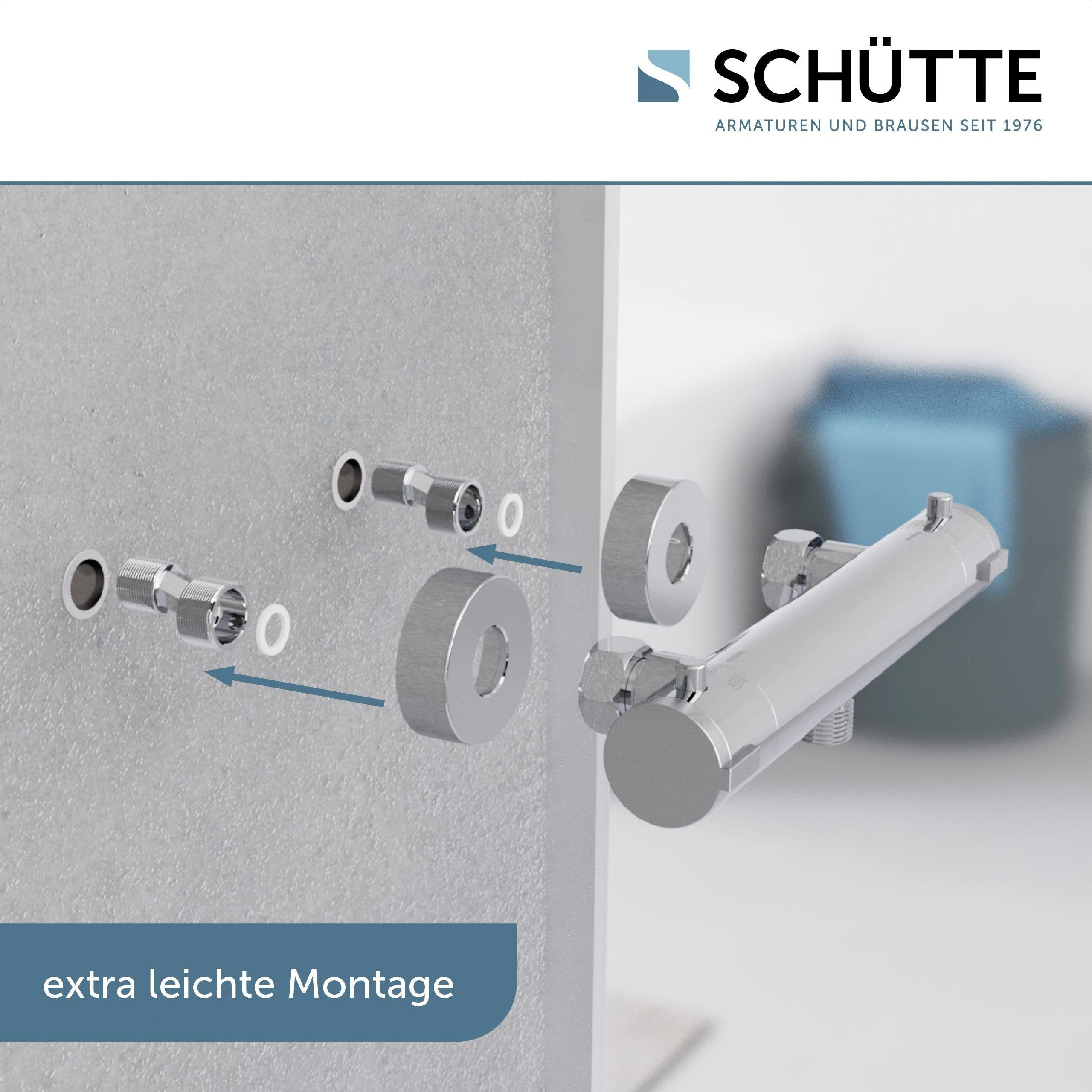 Schütte Duscharmatur London mit Thermostat, Mischbatterie Dusche, Duschthermostat – Bild 4 von 5