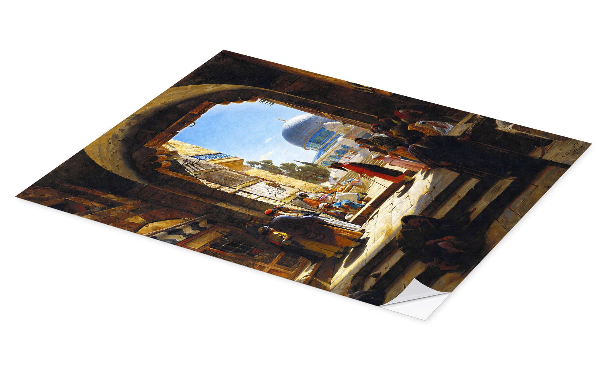 Posterlounge Wandfolie Gustave Bauernfeind, Am Eingang günstig online kaufen