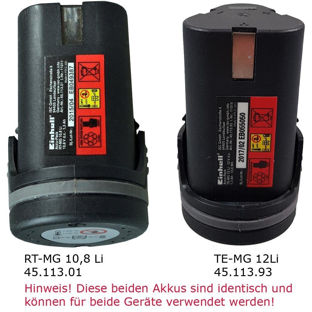 TE-MG (45.113.93) 10,8 Einhell Einhell RT-MG 0 mAh 12V für 12Li Li Akku Li und